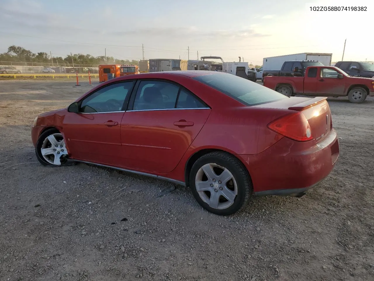 2007 Pontiac G6 Base VIN: 1G2ZG58B074198382 Lot: 71837114