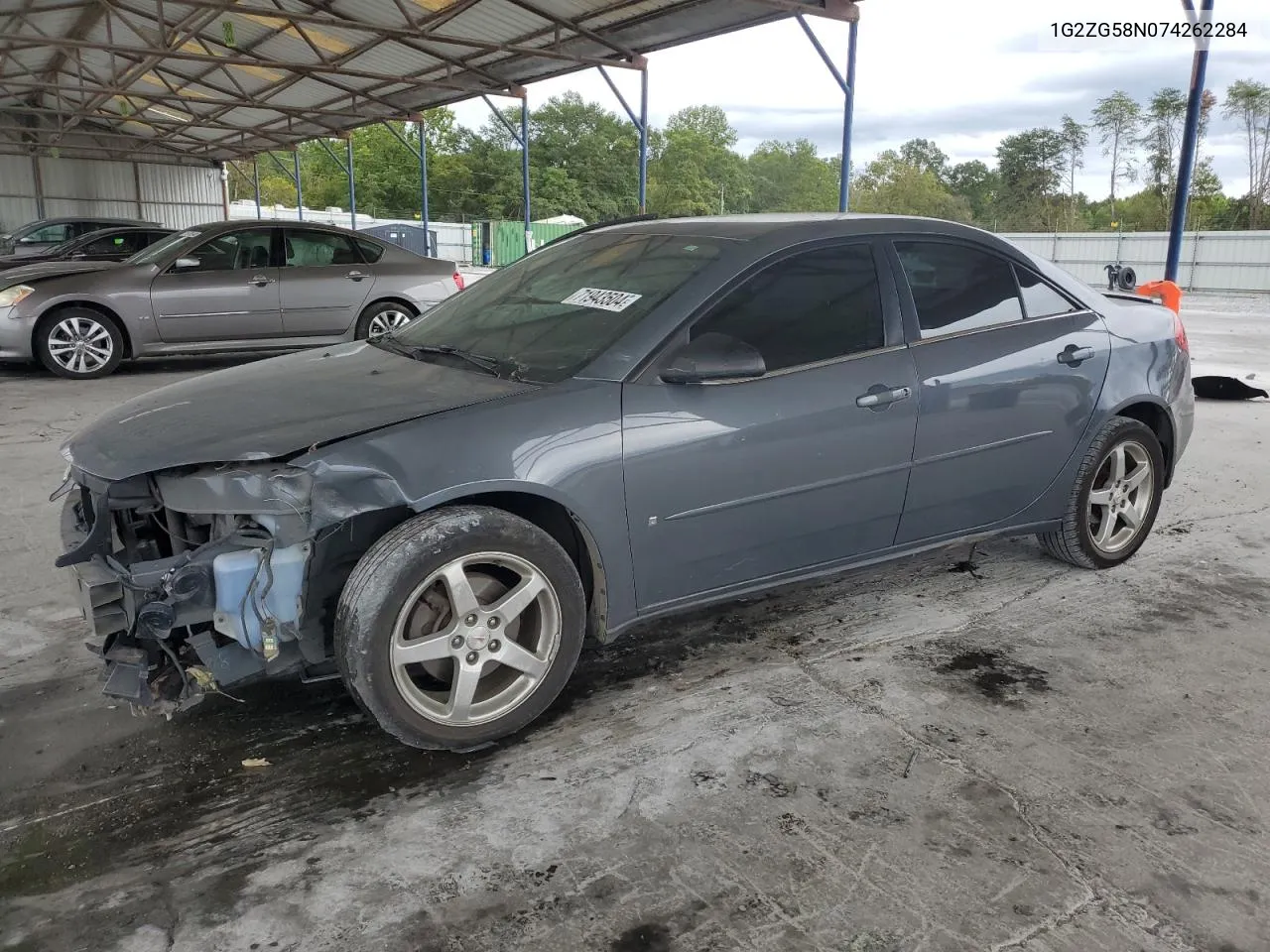 2007 Pontiac G6 Base VIN: 1G2ZG58N074262284 Lot: 71943504