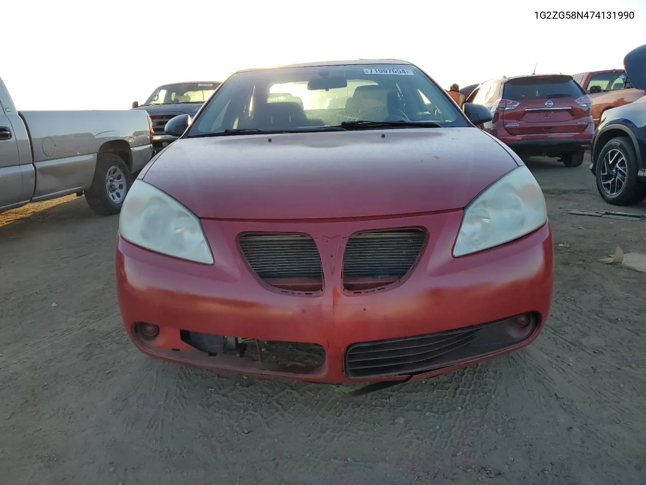 2007 Pontiac G6 Base VIN: 1G2ZG58N474131990 Lot: 71997654