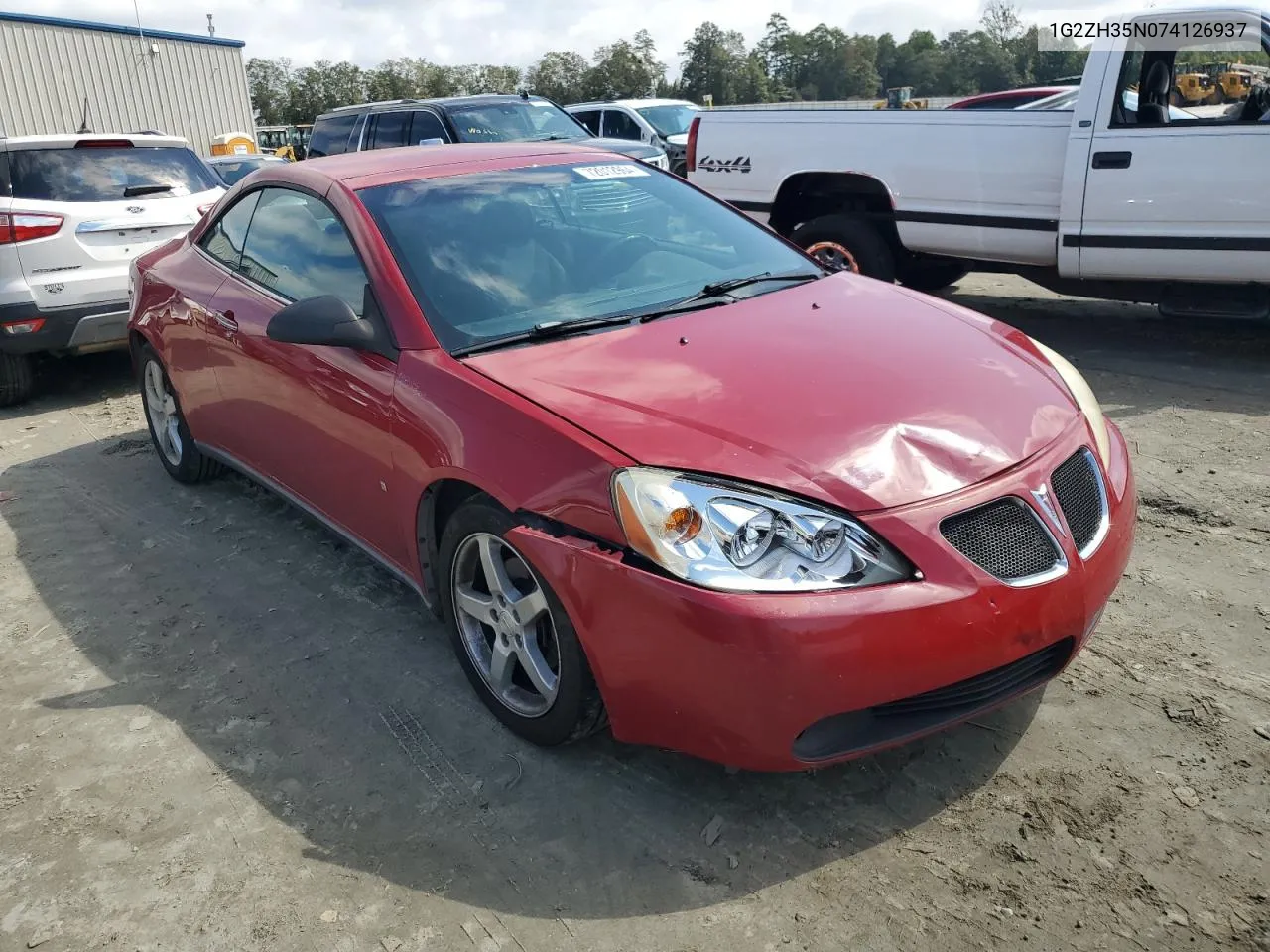 2007 Pontiac G6 Gt VIN: 1G2ZH35N074126937 Lot: 72012964