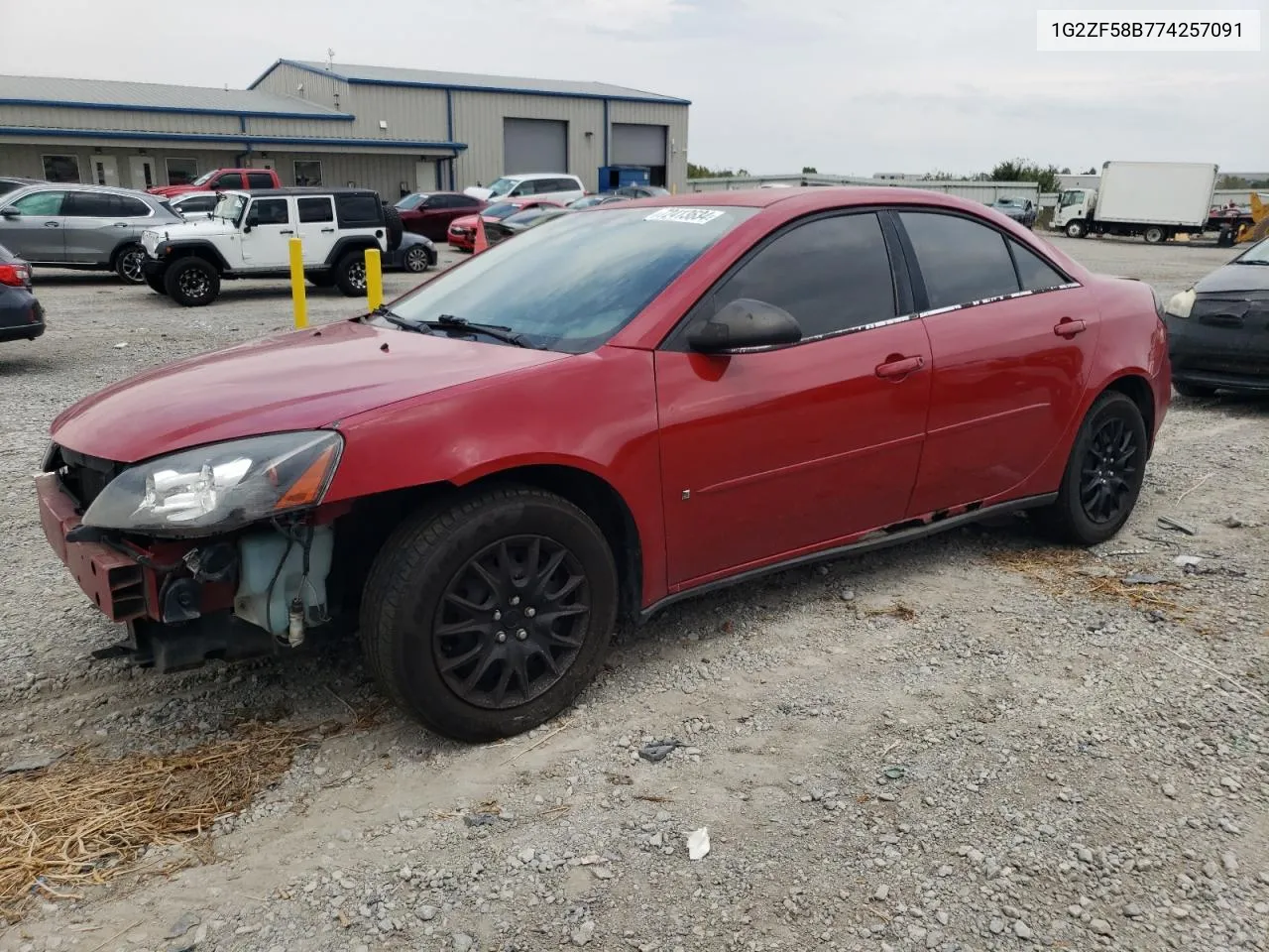 2007 Pontiac G6 Value Leader VIN: 1G2ZF58B774257091 Lot: 72413634