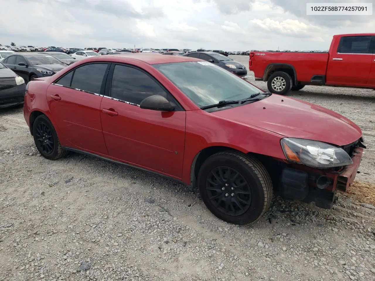 2007 Pontiac G6 Value Leader VIN: 1G2ZF58B774257091 Lot: 72413634