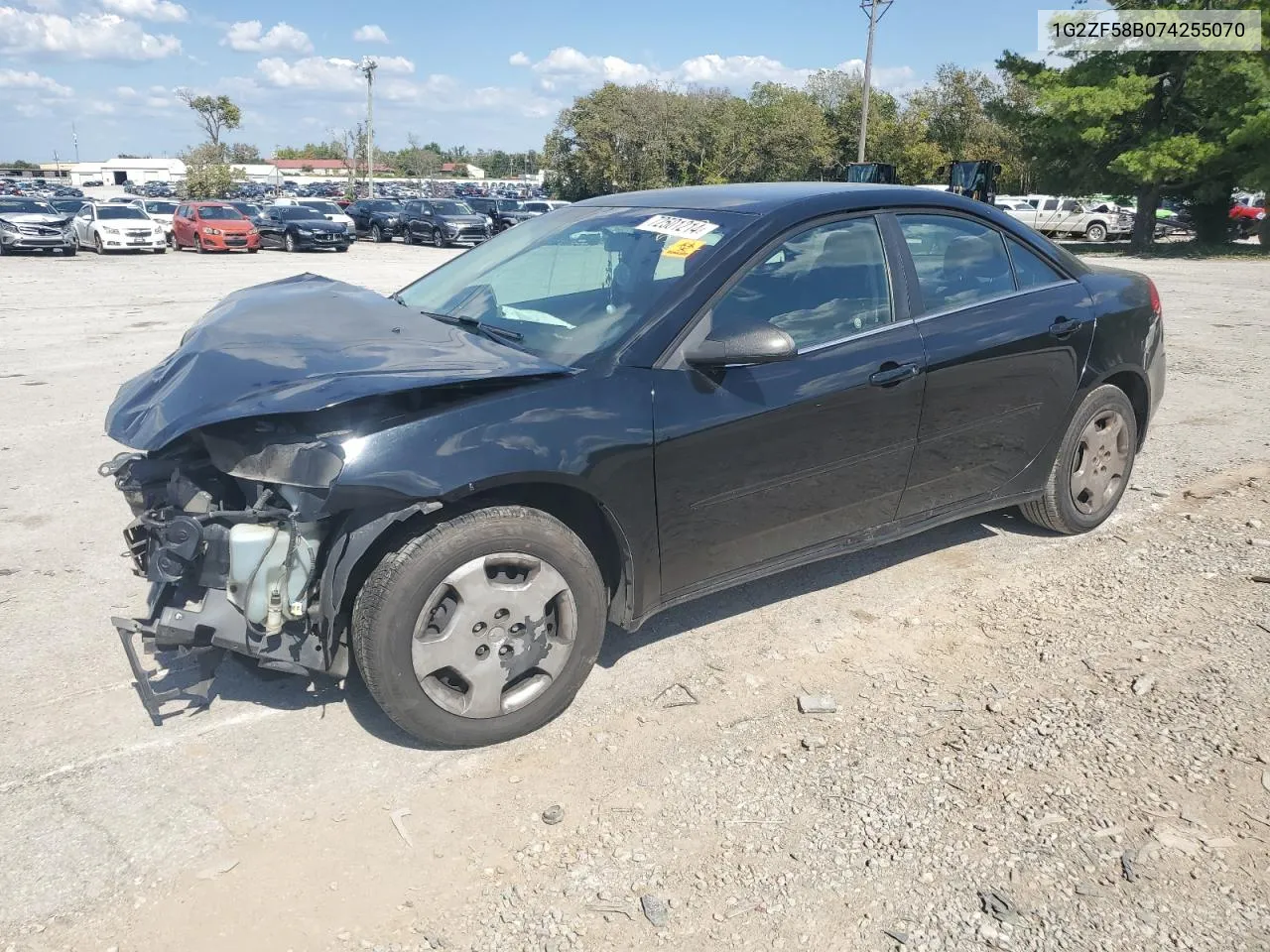 2007 Pontiac G6 Value Leader VIN: 1G2ZF58B074255070 Lot: 72501214