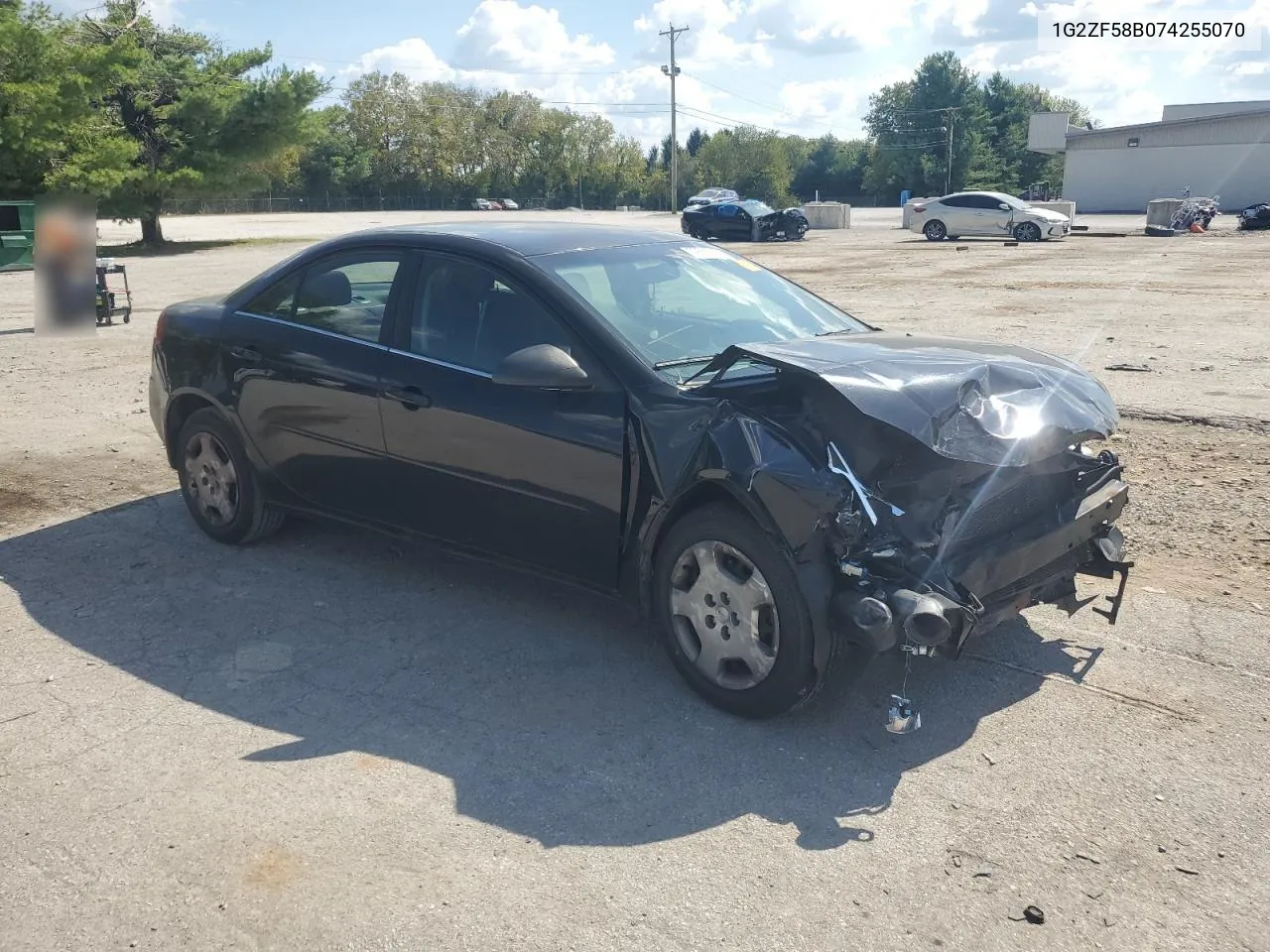 2007 Pontiac G6 Value Leader VIN: 1G2ZF58B074255070 Lot: 72501214