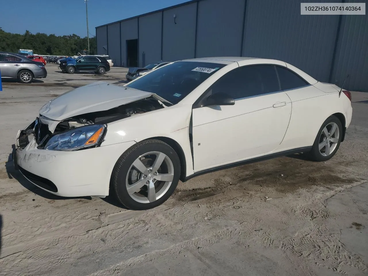 2007 Pontiac G6 Gt VIN: 1G2ZH361074140364 Lot: 72550074