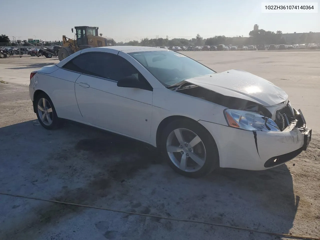 2007 Pontiac G6 Gt VIN: 1G2ZH361074140364 Lot: 72550074