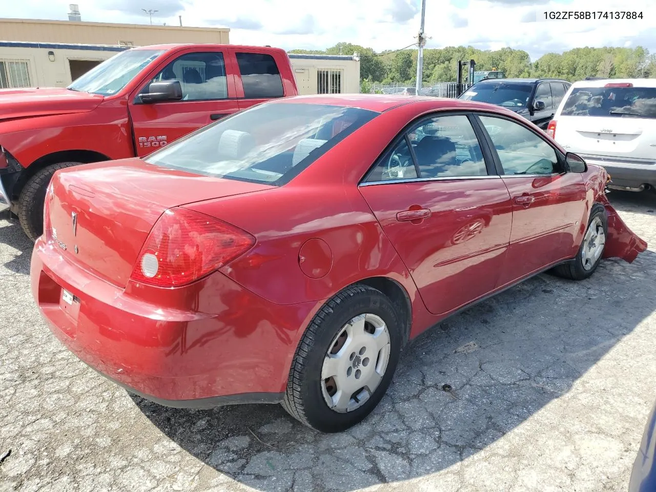 2007 Pontiac G6 Value Leader VIN: 1G2ZF58B174137884 Lot: 72761074