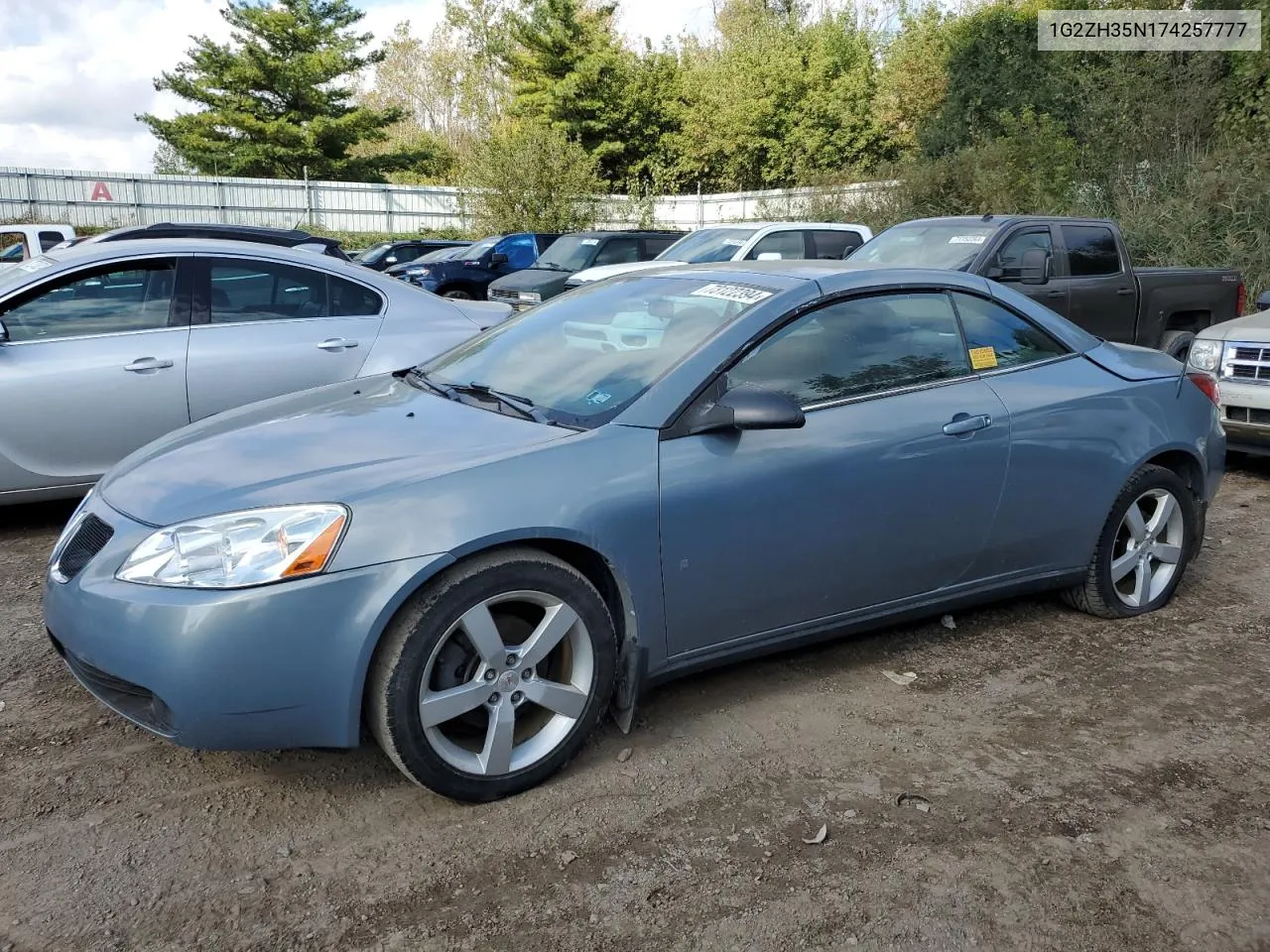 2007 Pontiac G6 Gt VIN: 1G2ZH35N174257777 Lot: 73122394