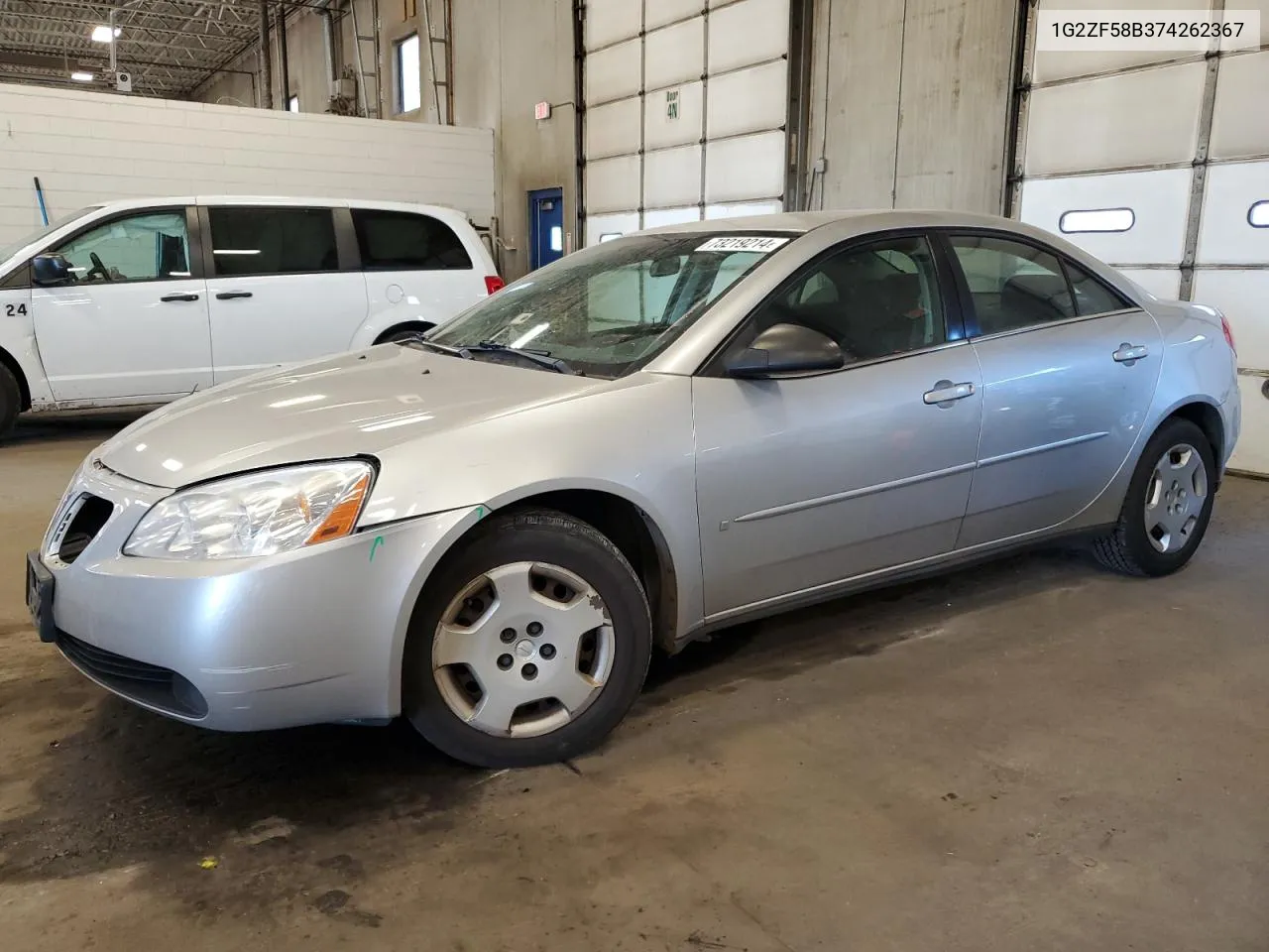 2007 Pontiac G6 Value Leader VIN: 1G2ZF58B374262367 Lot: 73219214