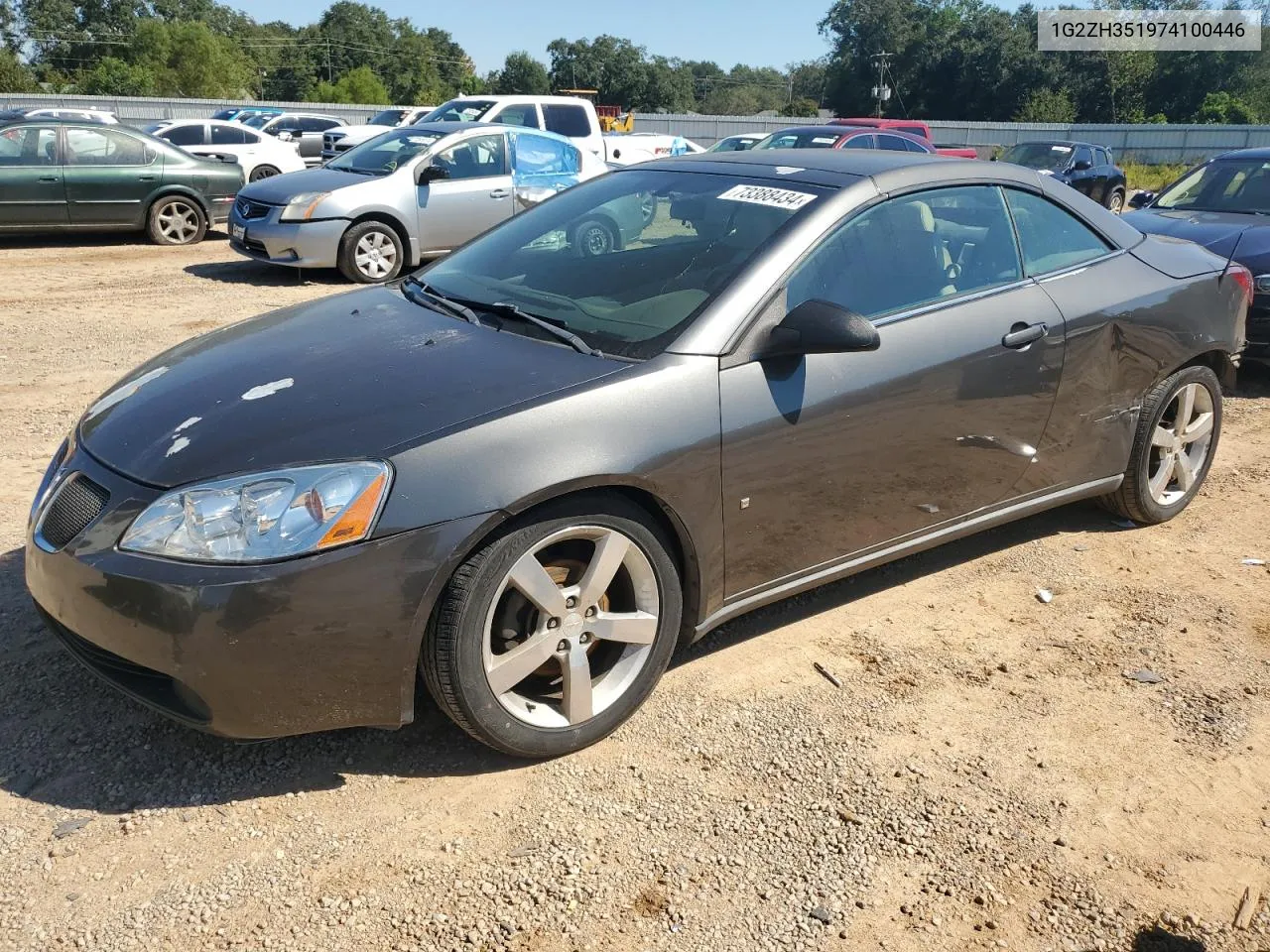 2007 Pontiac G6 Gt VIN: 1G2ZH351974100446 Lot: 73388434