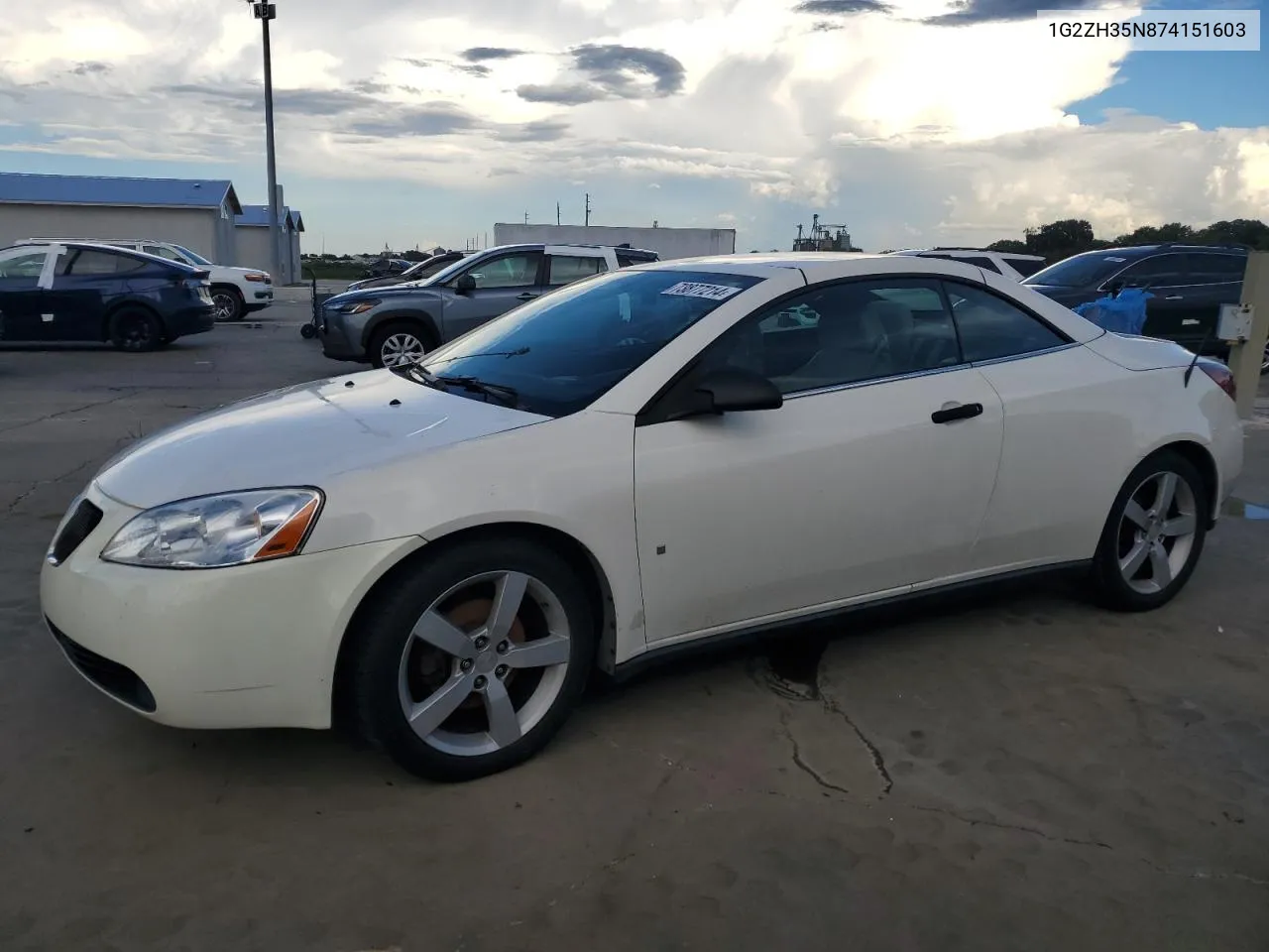 2007 Pontiac G6 Gt VIN: 1G2ZH35N874151603 Lot: 73877214