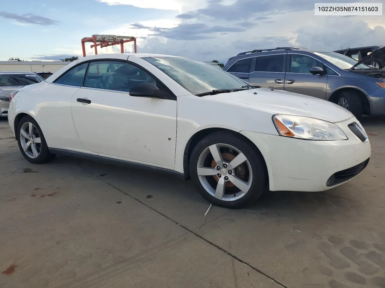 2007 Pontiac G6 Gt VIN: 1G2ZH35N874151603 Lot: 73877214