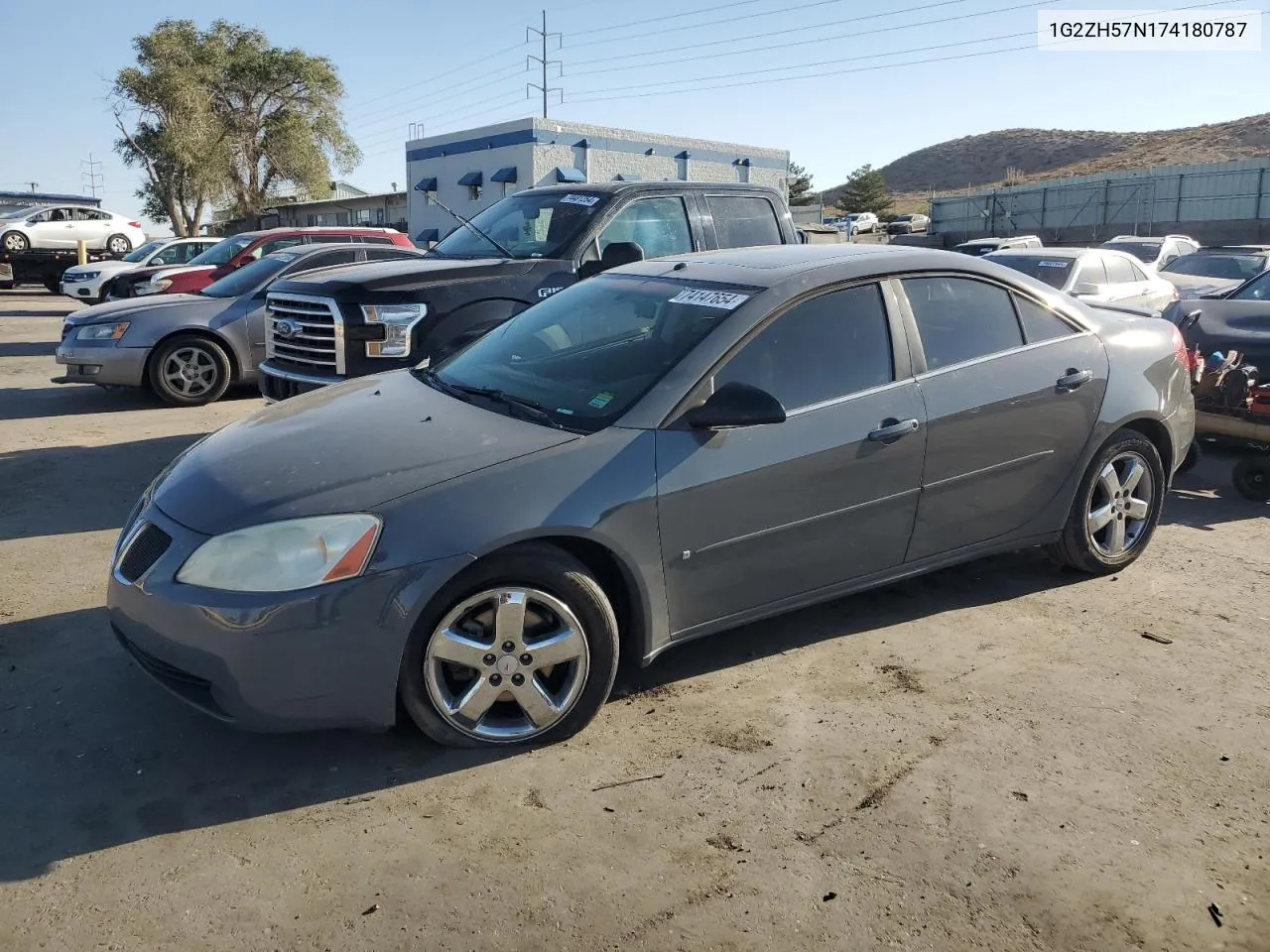 2007 Pontiac G6 Gt VIN: 1G2ZH57N174180787 Lot: 74147654