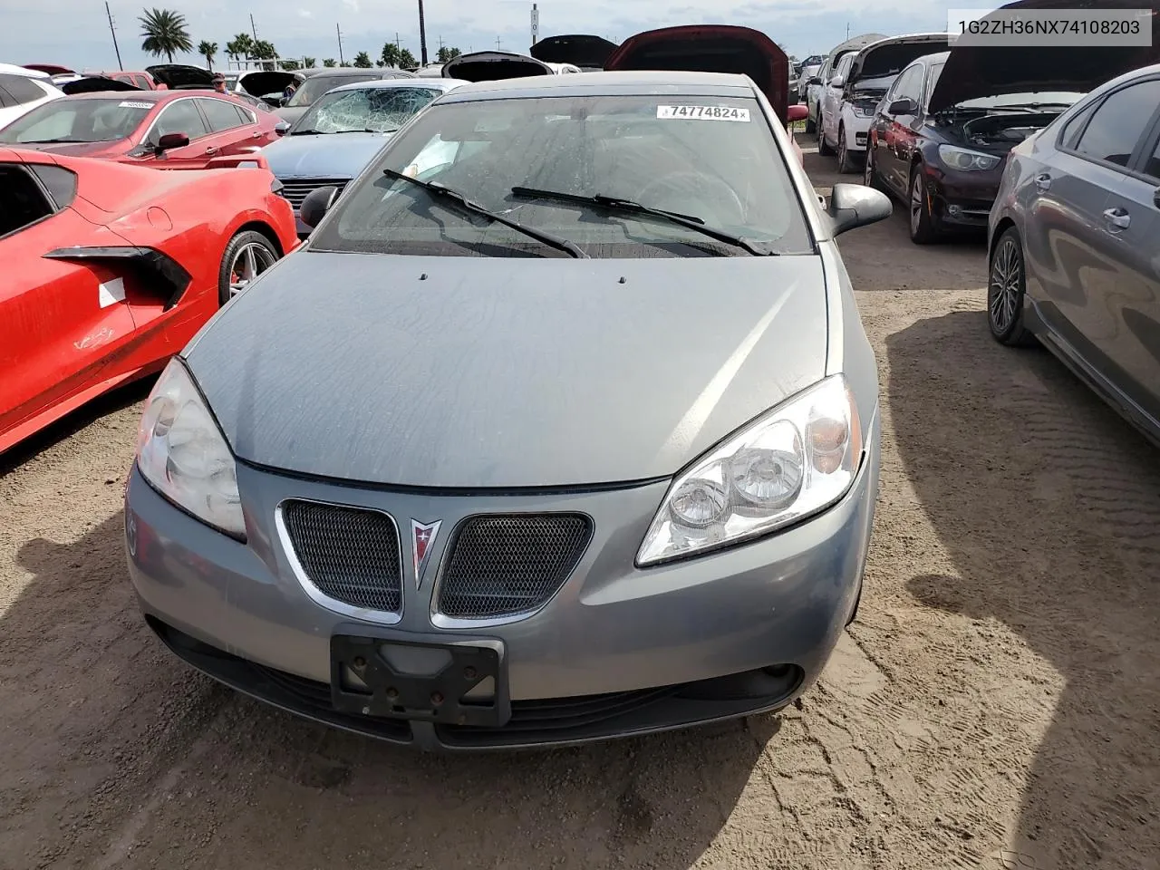 2007 Pontiac G6 Gt VIN: 1G2ZH36NX74108203 Lot: 74774824