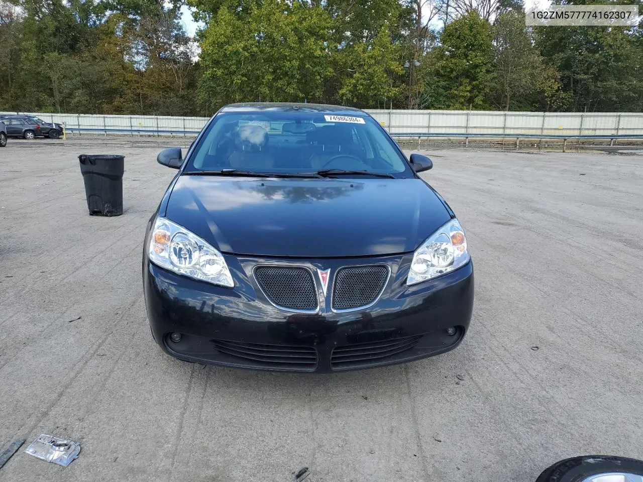 2007 Pontiac G6 Gtp VIN: 1G2ZM577774162307 Lot: 74986304