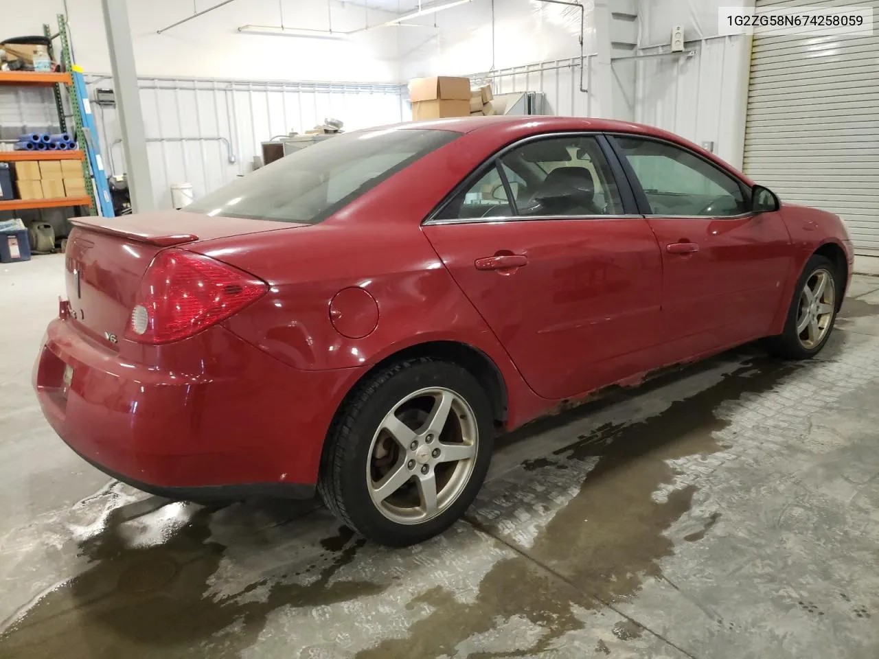 2007 Pontiac G6 Base VIN: 1G2ZG58N674258059 Lot: 75401684