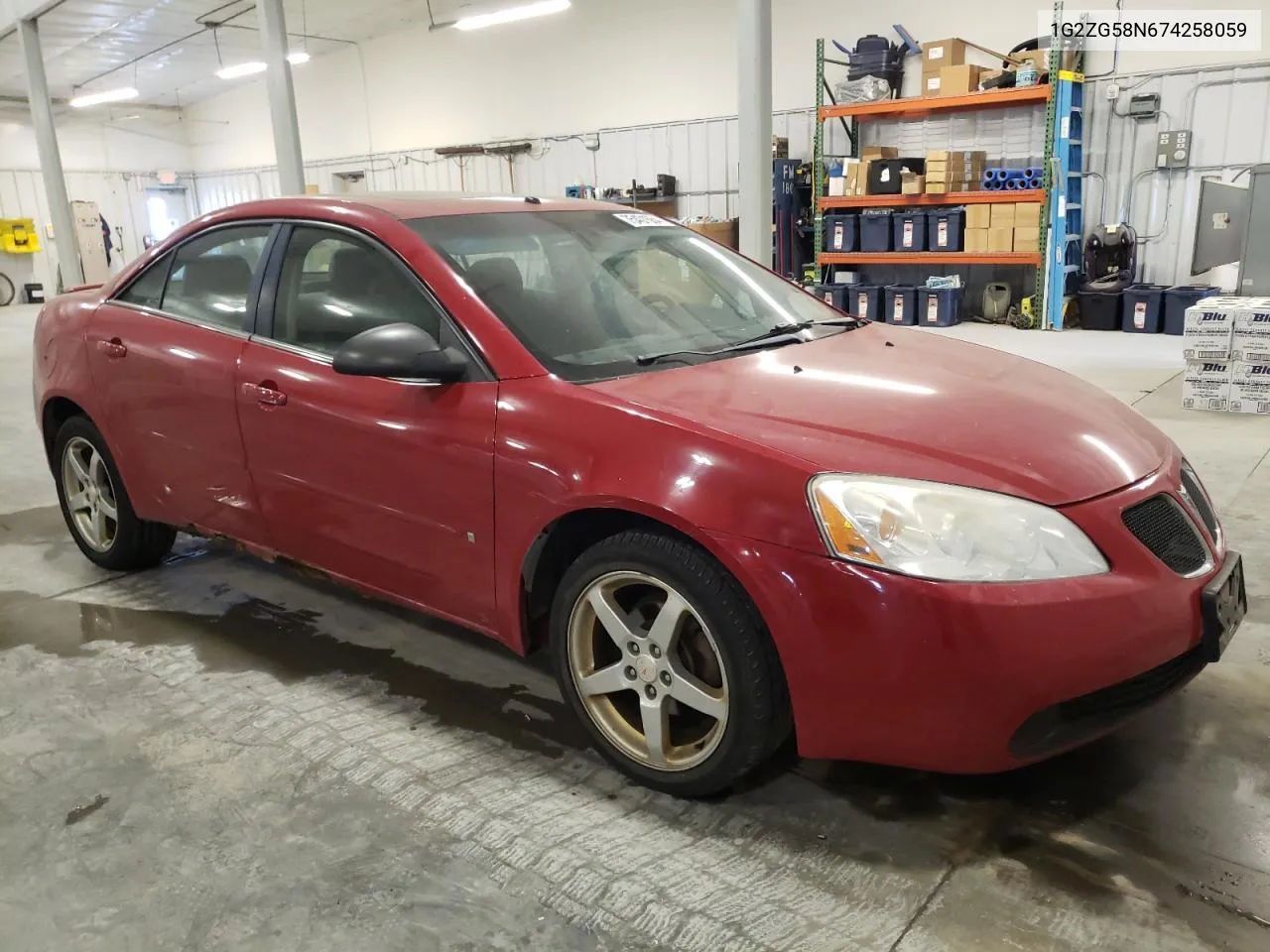 2007 Pontiac G6 Base VIN: 1G2ZG58N674258059 Lot: 75401684