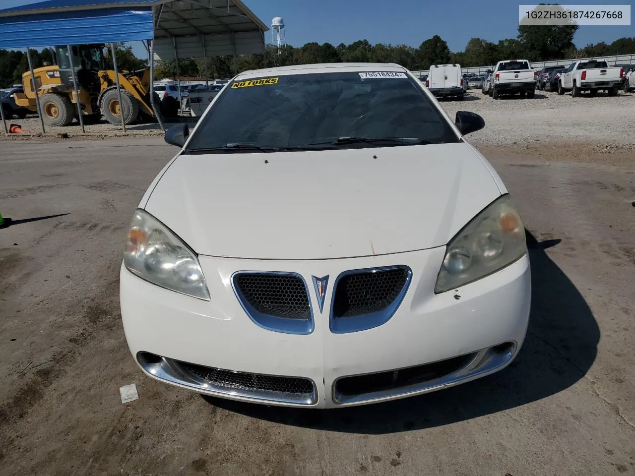 2007 Pontiac G6 Gt VIN: 1G2ZH361874267668 Lot: 75518434