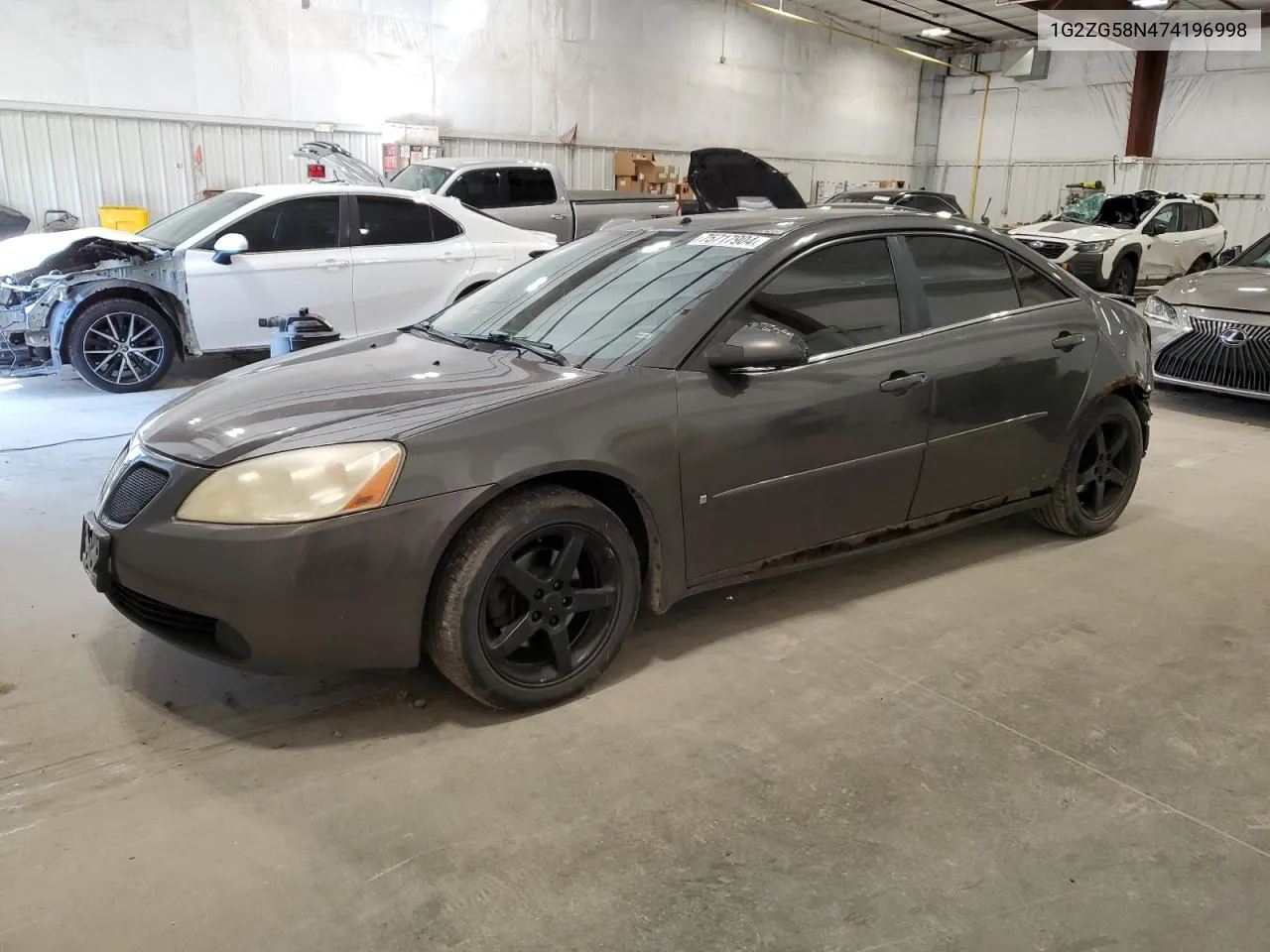 2007 Pontiac G6 Base VIN: 1G2ZG58N474196998 Lot: 75717904