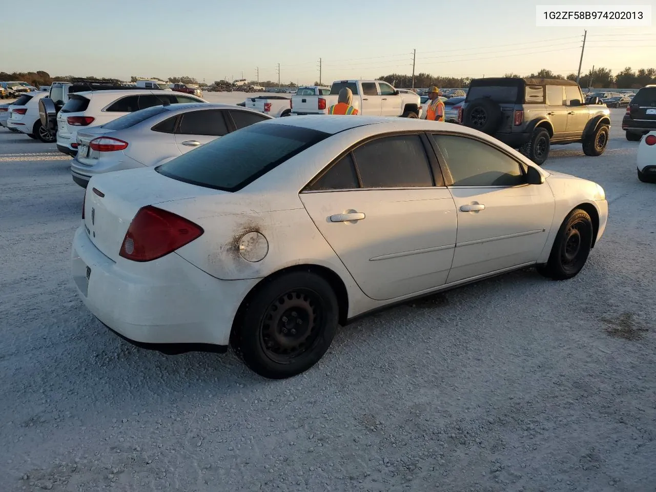 2007 Pontiac G6 Value Leader VIN: 1G2ZF58B974202013 Lot: 76471474