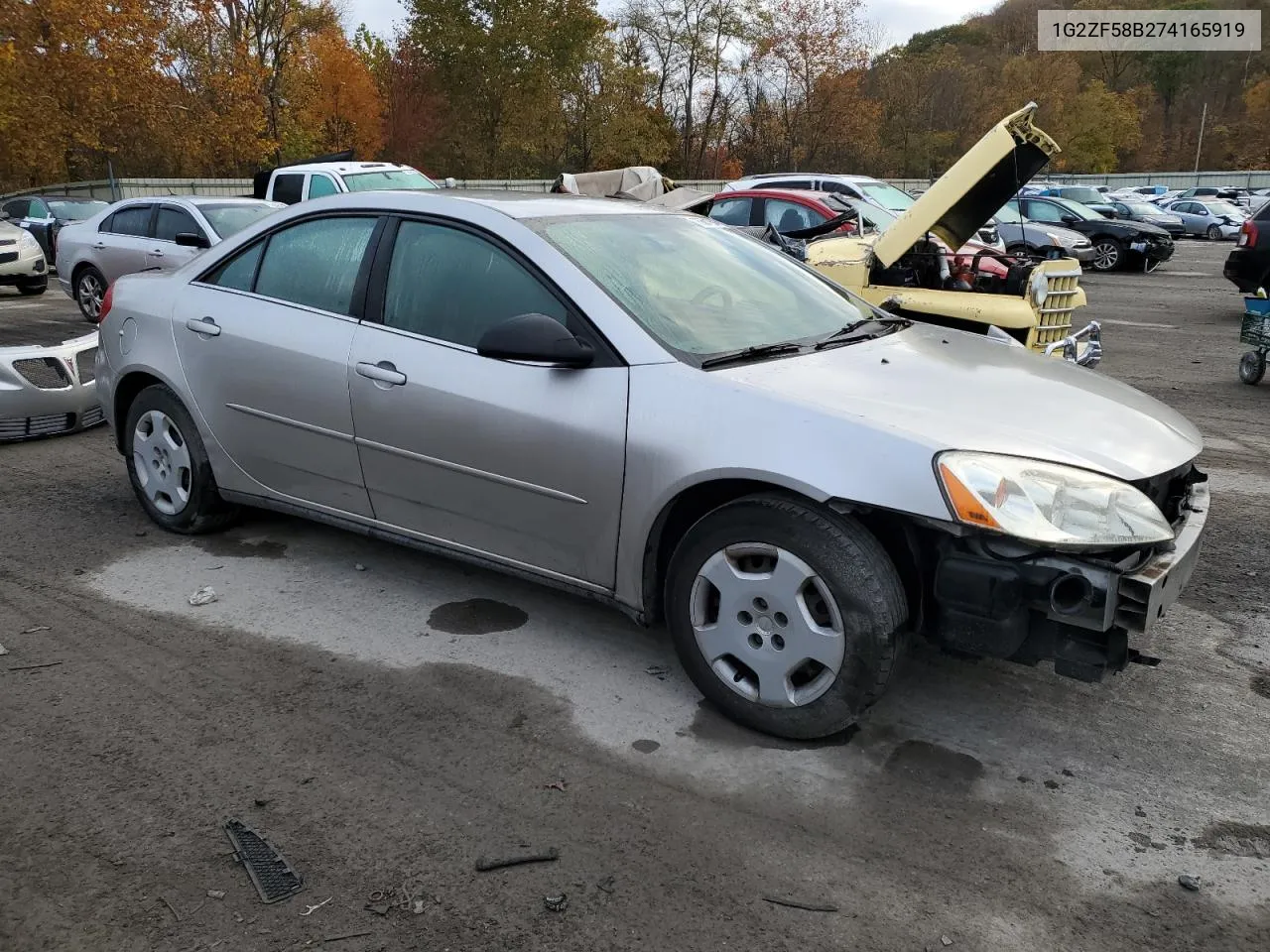 2007 Pontiac G6 Value Leader VIN: 1G2ZF58B274165919 Lot: 76661904