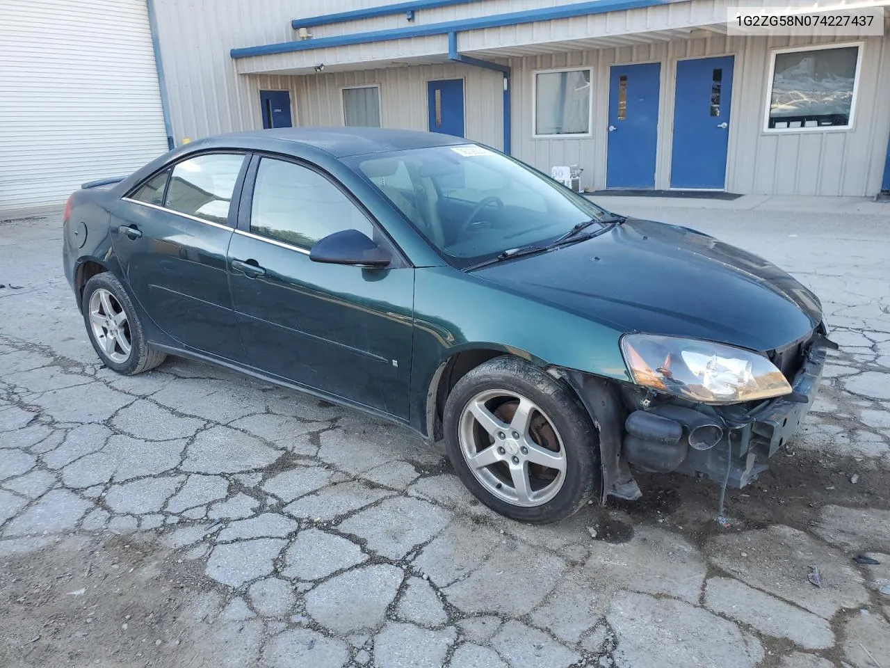 2007 Pontiac G6 Base VIN: 1G2ZG58N074227437 Lot: 76728664