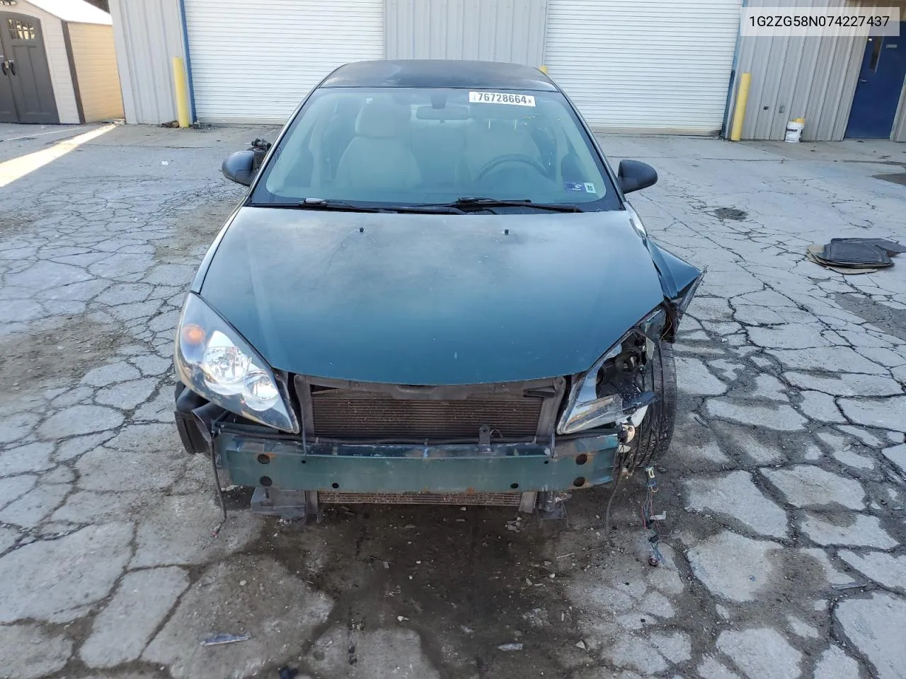 2007 Pontiac G6 Base VIN: 1G2ZG58N074227437 Lot: 76728664