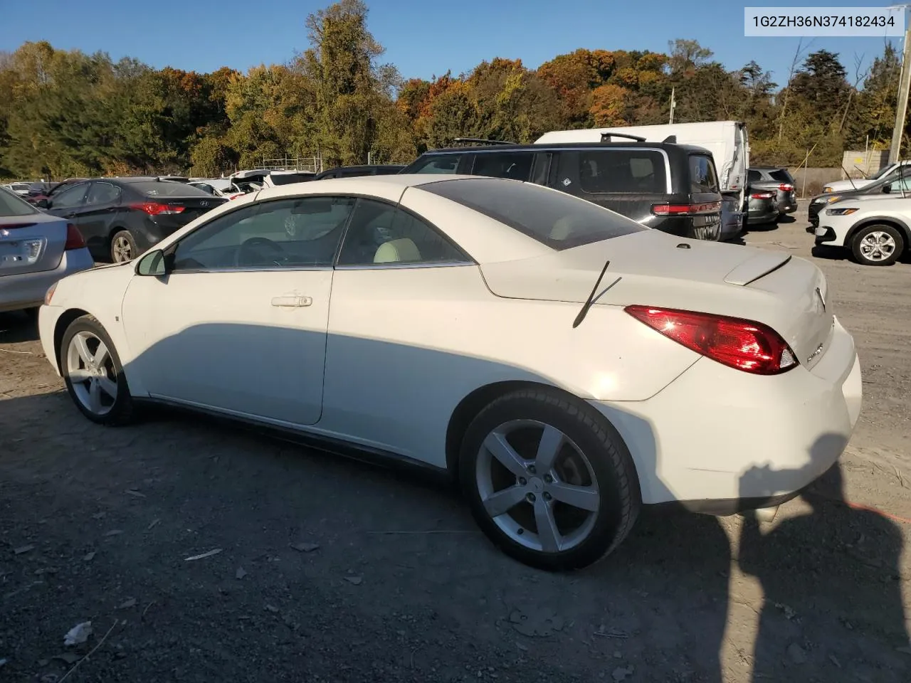 2007 Pontiac G6 Gt VIN: 1G2ZH36N374182434 Lot: 77175364