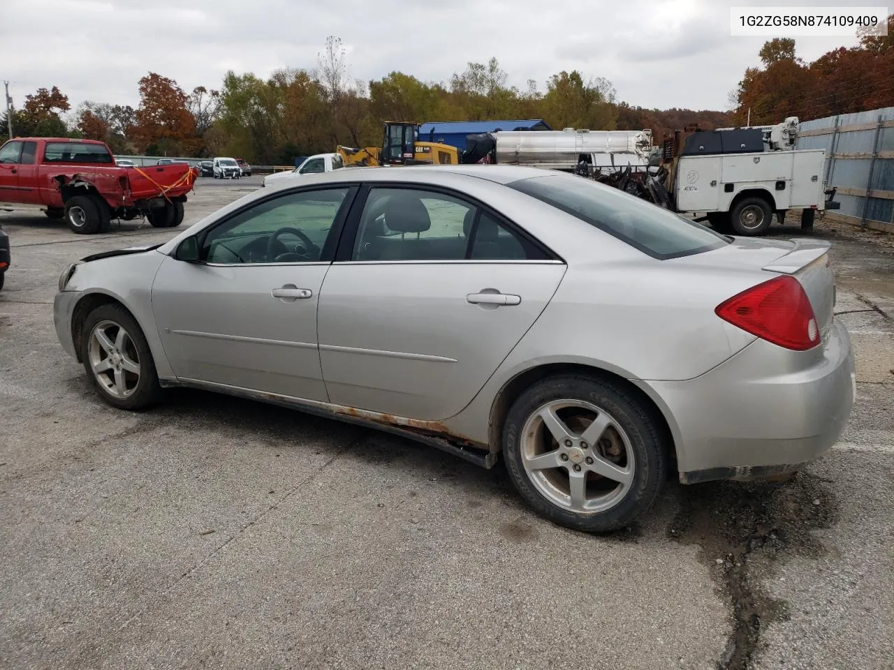 2007 Pontiac G6 Base VIN: 1G2ZG58N874109409 Lot: 77343494