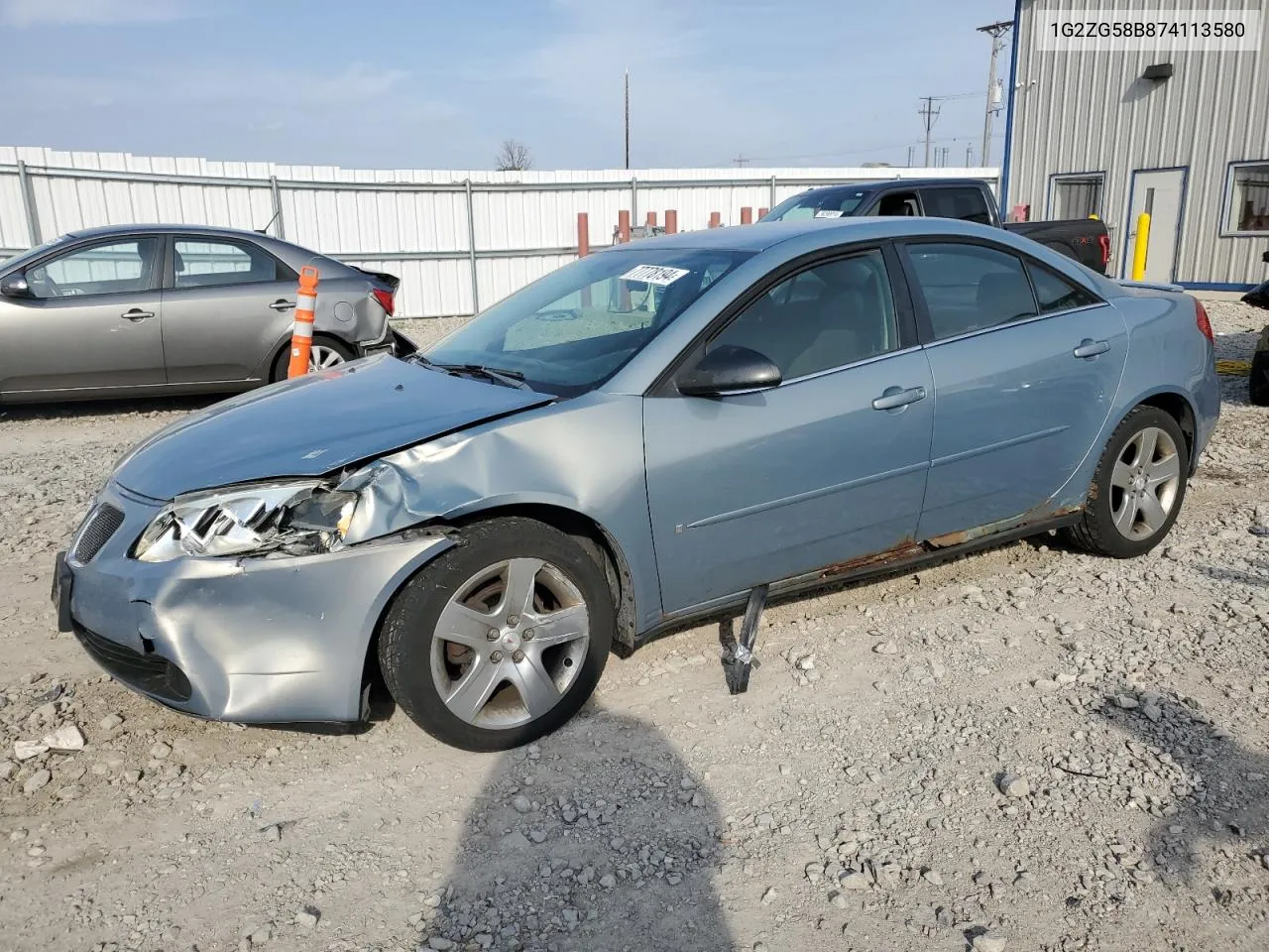 2007 Pontiac G6 Base VIN: 1G2ZG58B874113580 Lot: 77778194