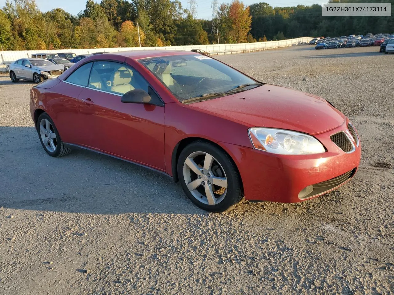 2007 Pontiac G6 Gt VIN: 1G2ZH361X74173114 Lot: 77841634