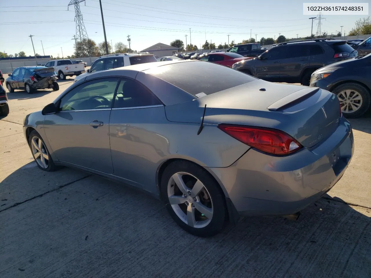 2007 Pontiac G6 Gt VIN: 1G2ZH361574248351 Lot: 78699964