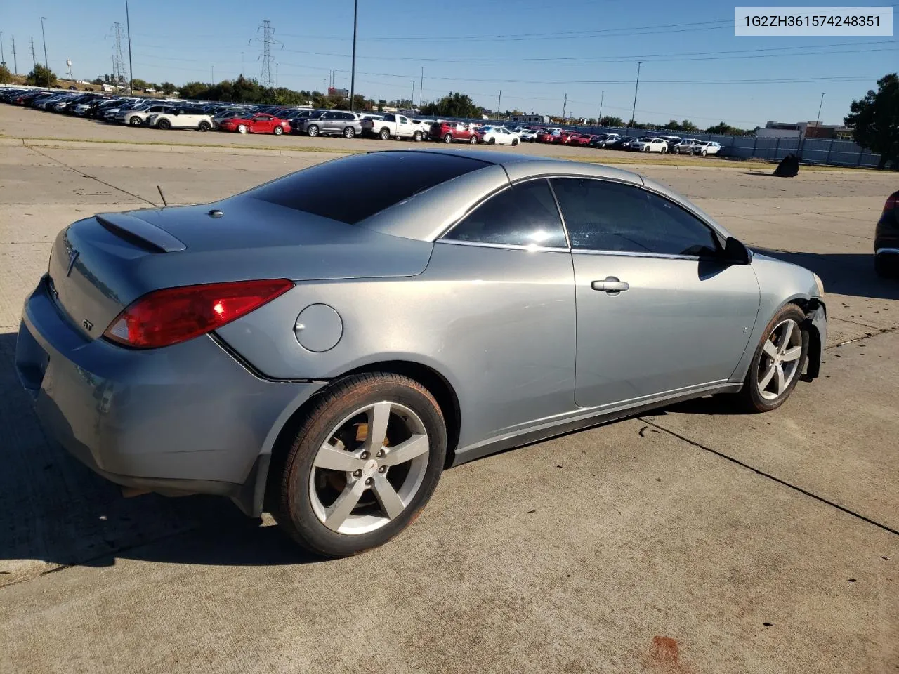 2007 Pontiac G6 Gt VIN: 1G2ZH361574248351 Lot: 78699964