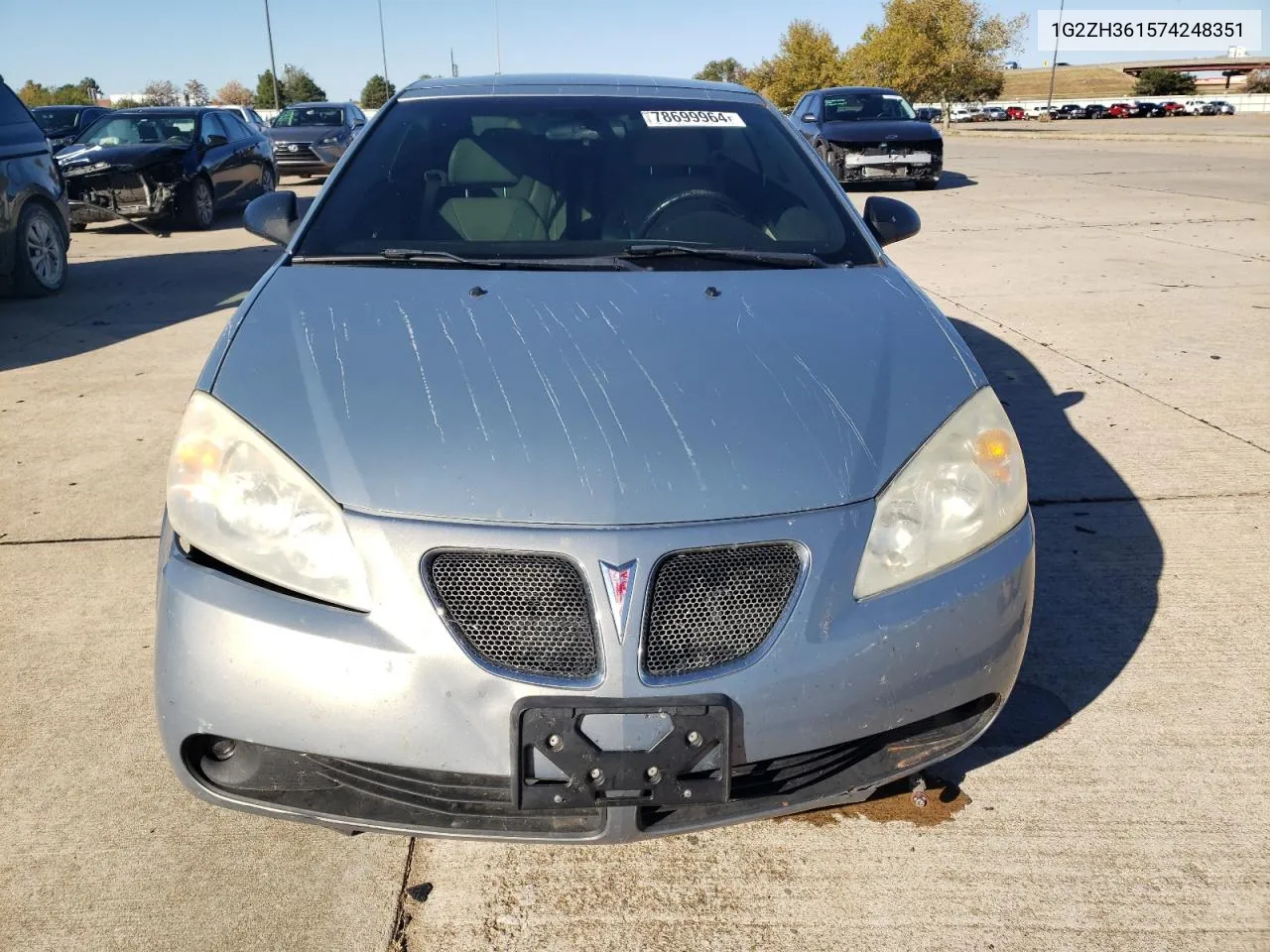 2007 Pontiac G6 Gt VIN: 1G2ZH361574248351 Lot: 78699964