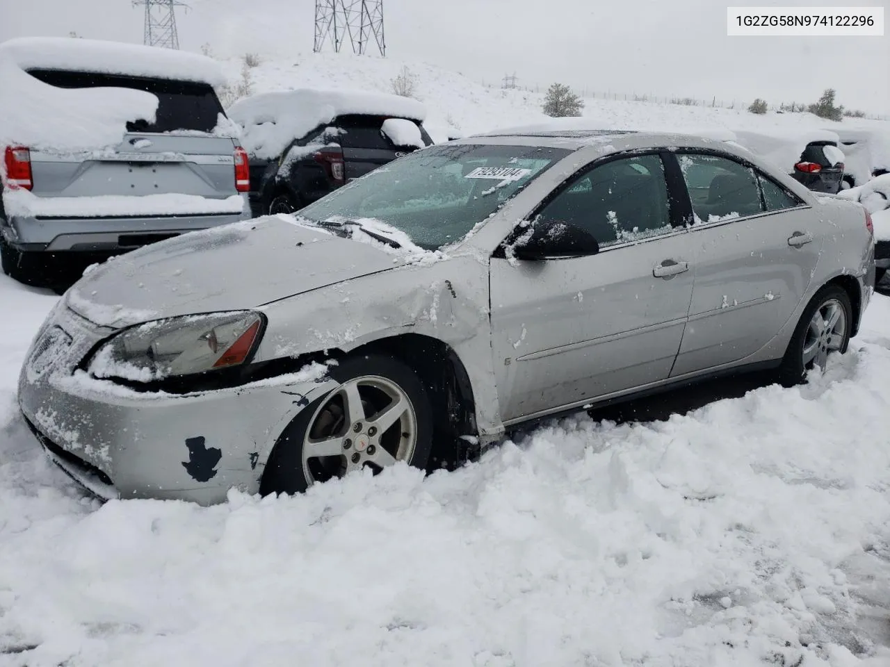 2007 Pontiac G6 Base VIN: 1G2ZG58N974122296 Lot: 79293104