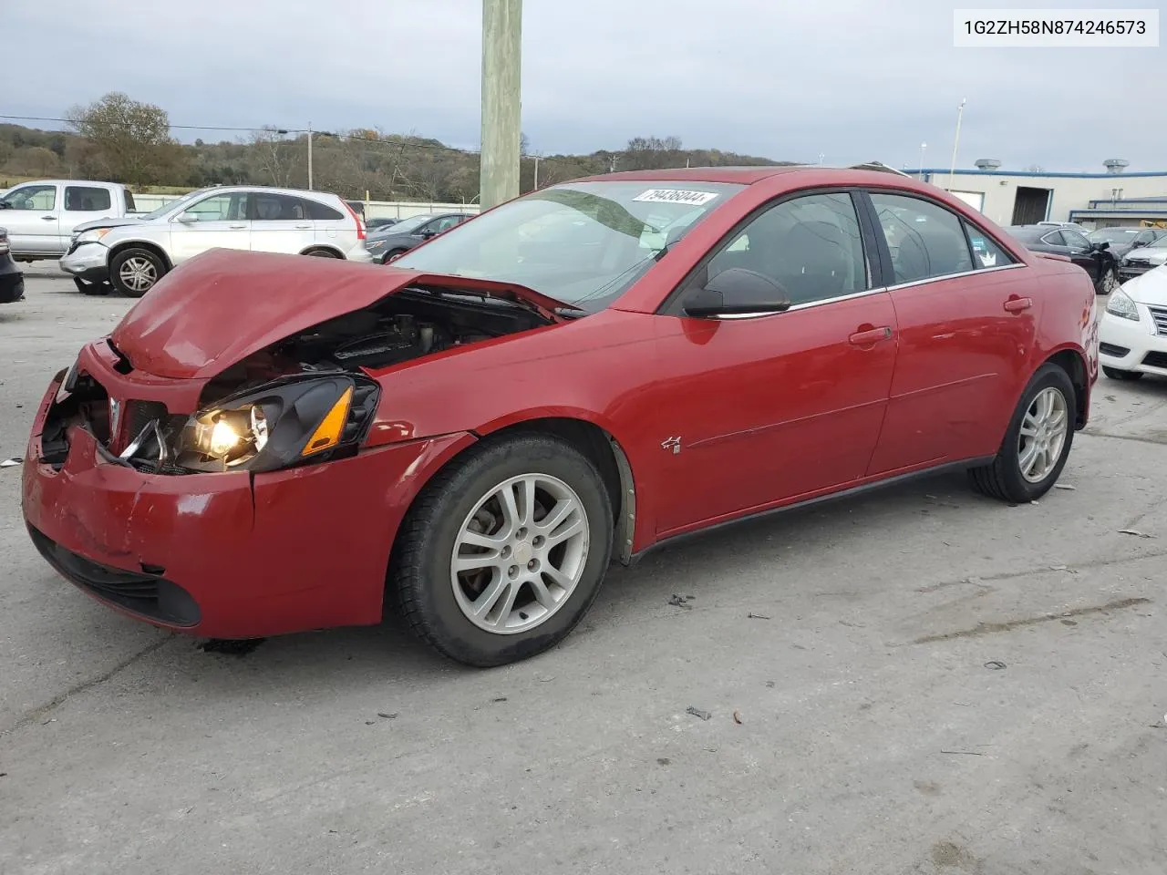 2007 Pontiac G6 Gt VIN: 1G2ZH58N874246573 Lot: 79436044