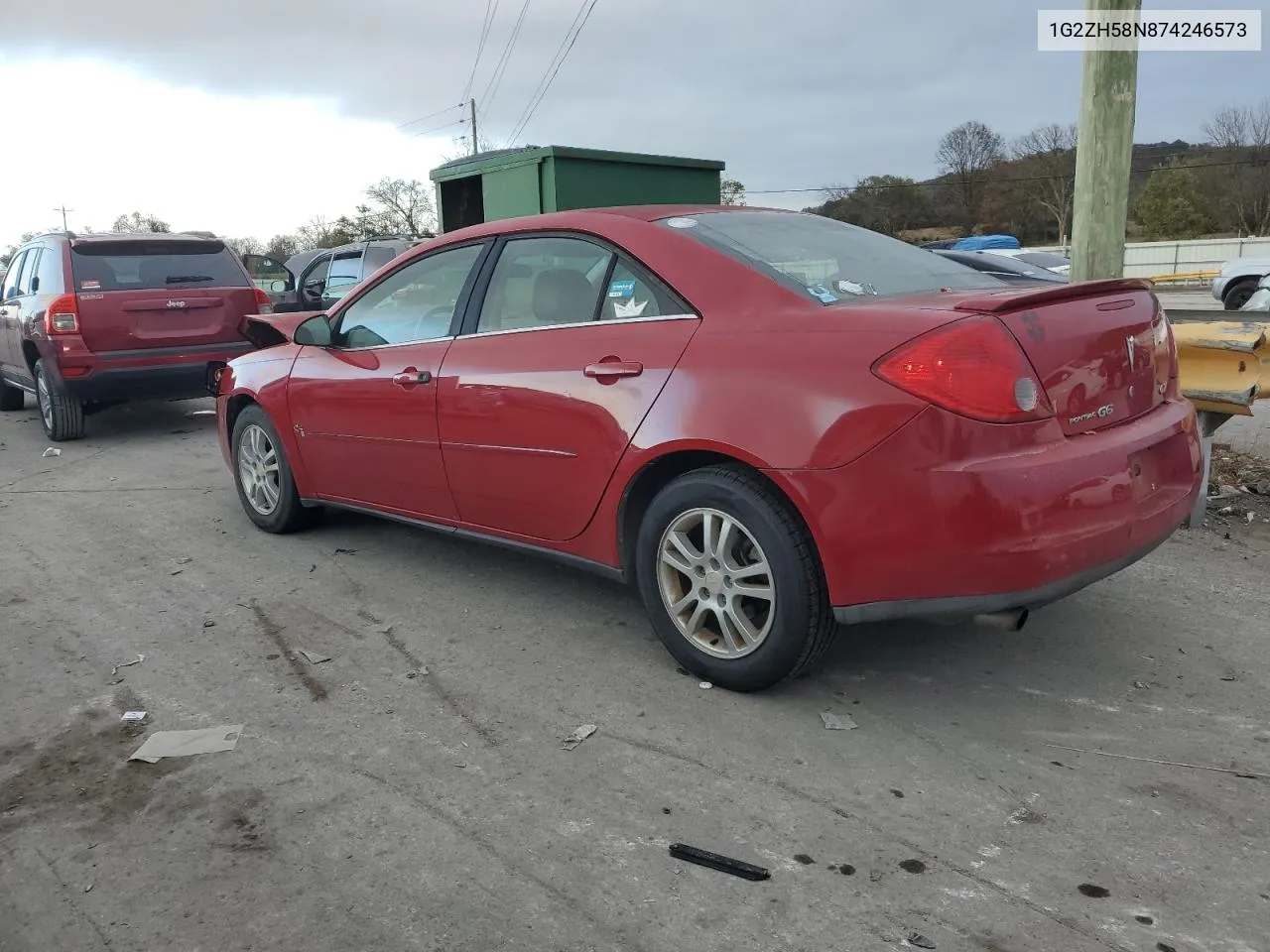 2007 Pontiac G6 Gt VIN: 1G2ZH58N874246573 Lot: 79436044