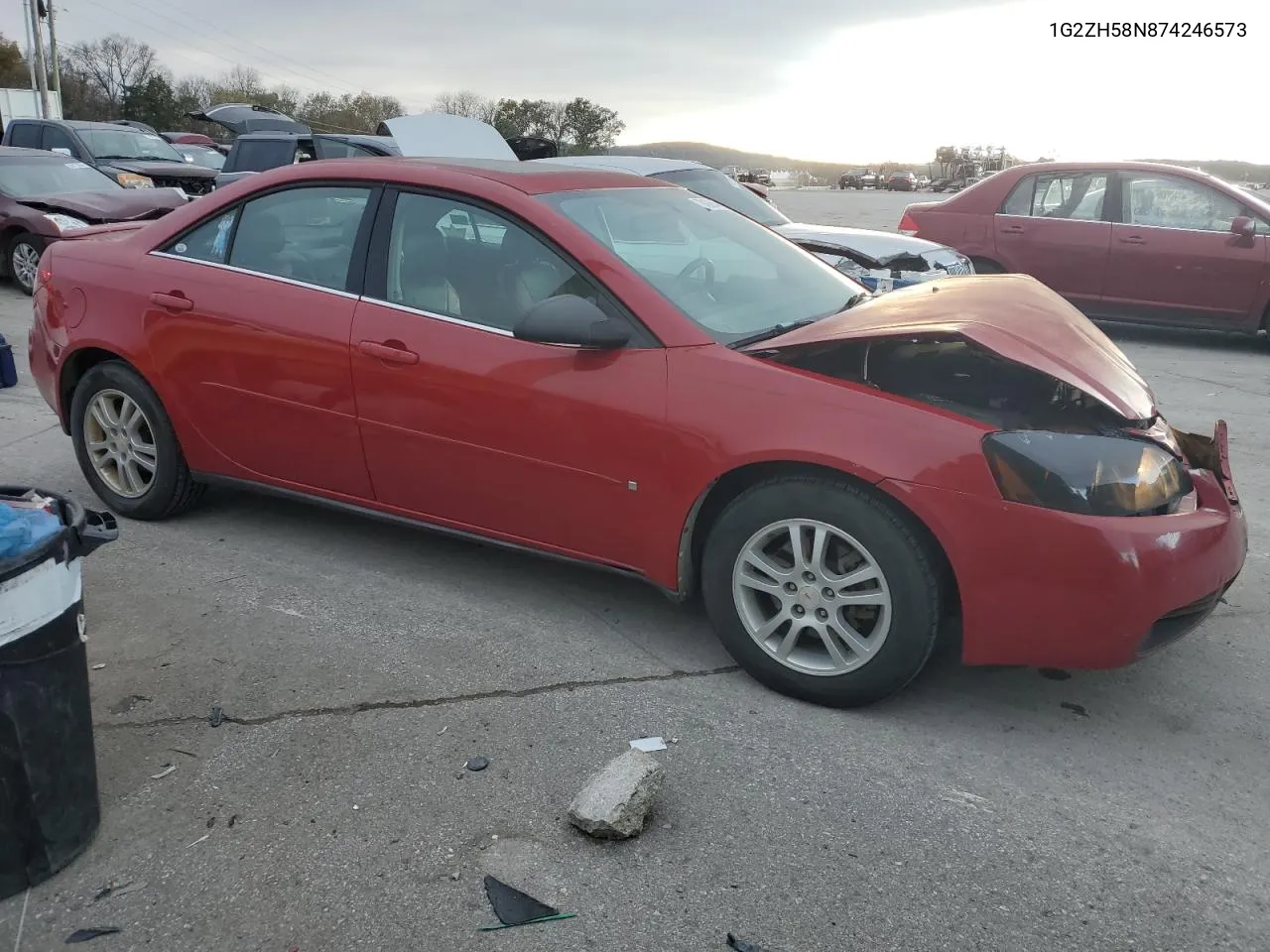 2007 Pontiac G6 Gt VIN: 1G2ZH58N874246573 Lot: 79436044