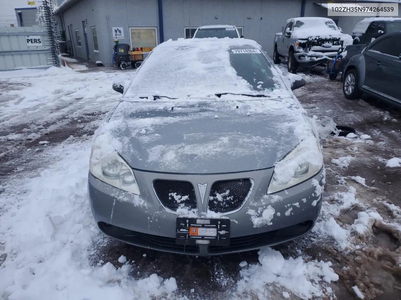 2007 Pontiac G6 Gt VIN: 1G2ZH35N974264539 Lot: 79714364