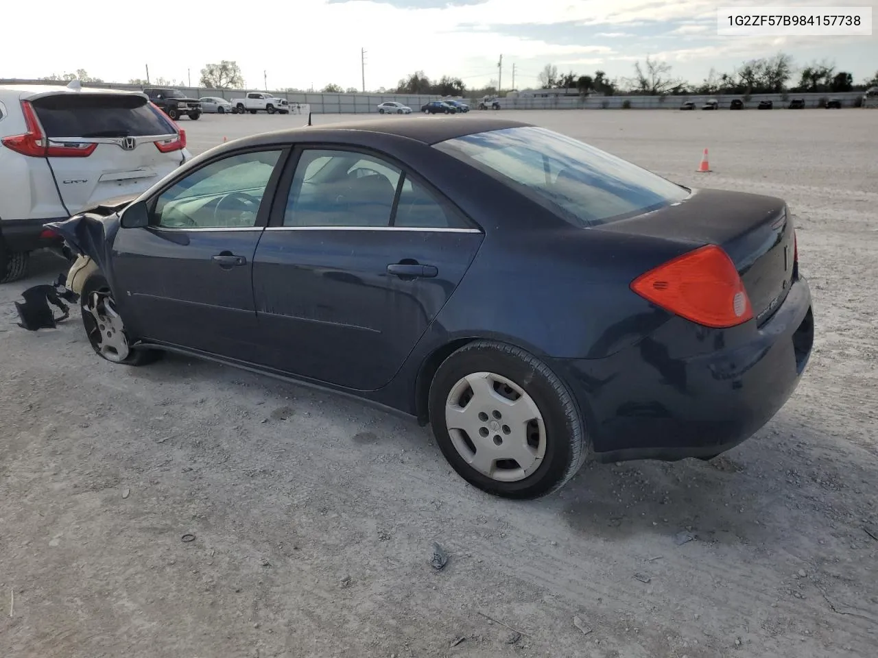 2008 Pontiac G6 Value Leader VIN: 1G2ZF57B984157738 Lot: 40322474