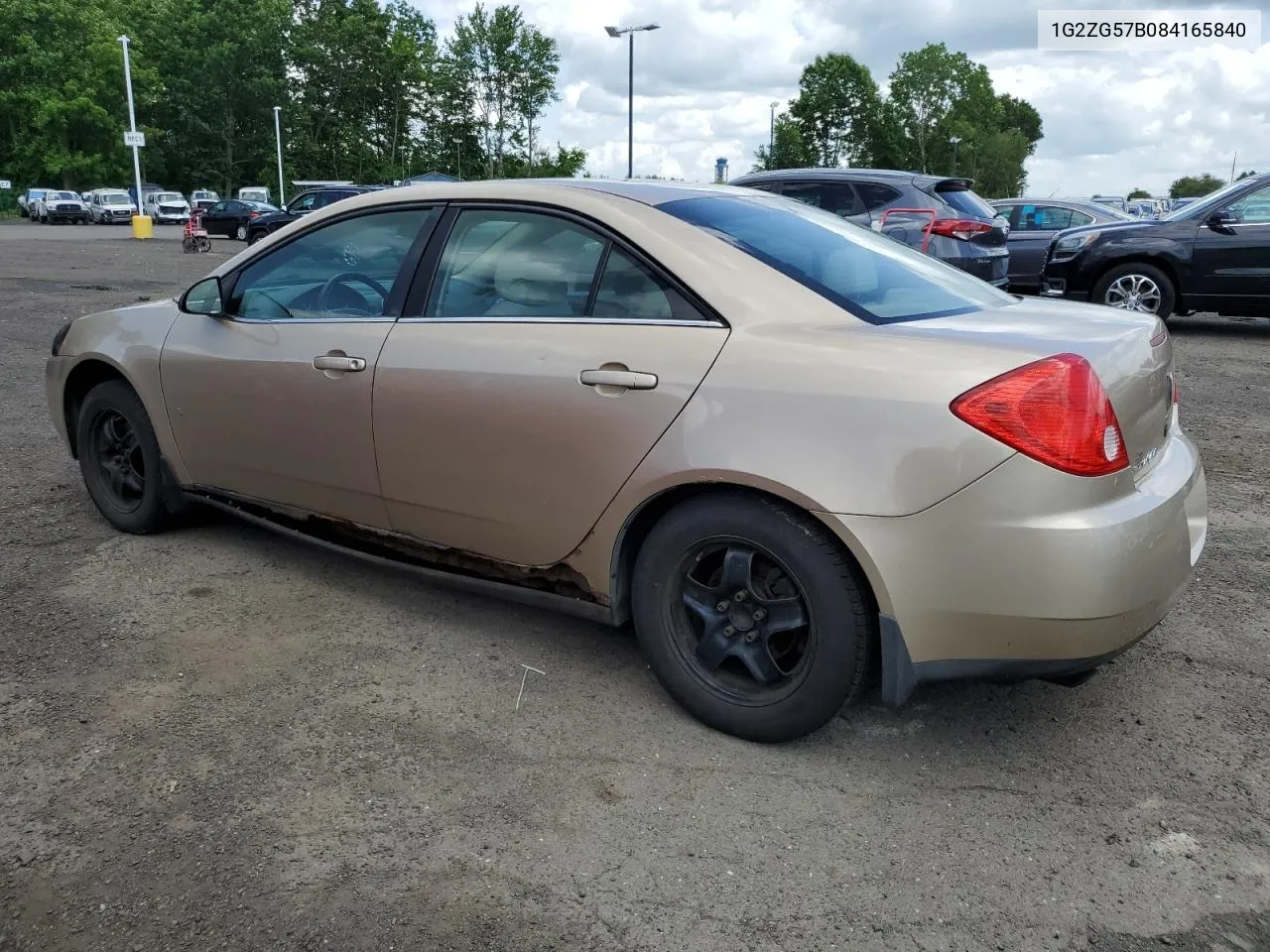 2008 Pontiac G6 Base VIN: 1G2ZG57B084165840 Lot: 56641224