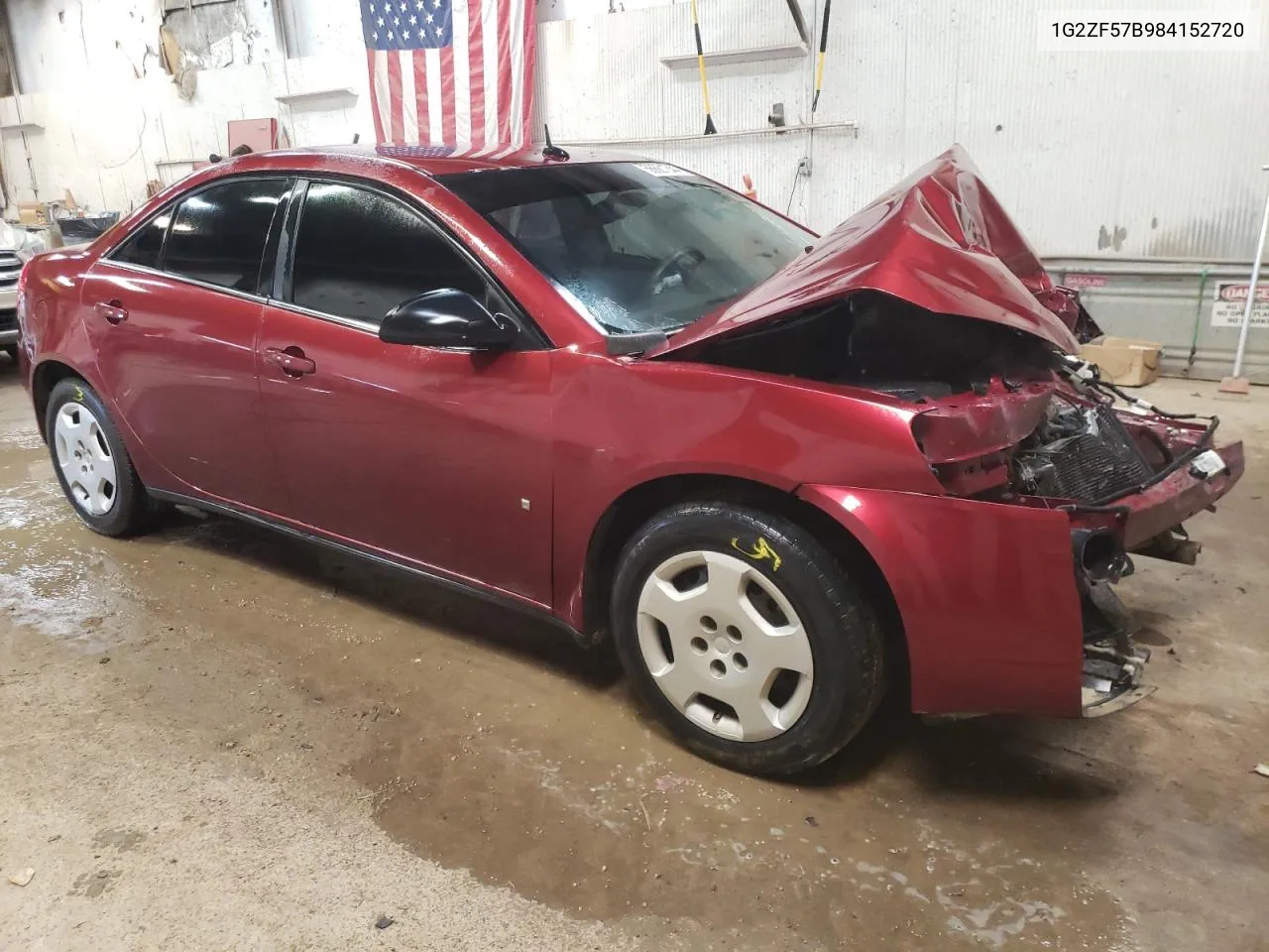 2008 Pontiac G6 Value Leader VIN: 1G2ZF57B984152720 Lot: 56661344