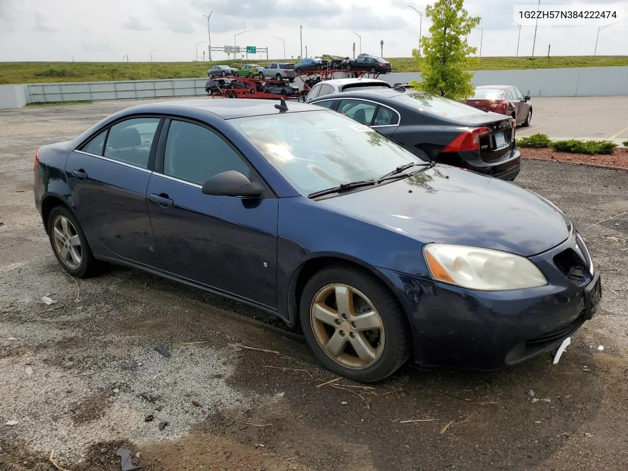 2008 Pontiac G6 Gt VIN: 1G2ZH57N384222474 Lot: 64079824