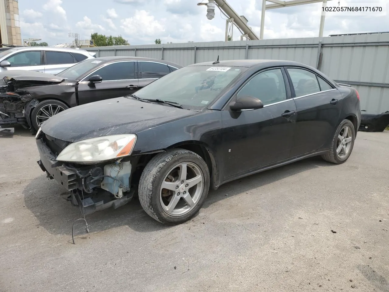 2008 Pontiac G6 Base VIN: 1G2ZG57N684171670 Lot: 64350104