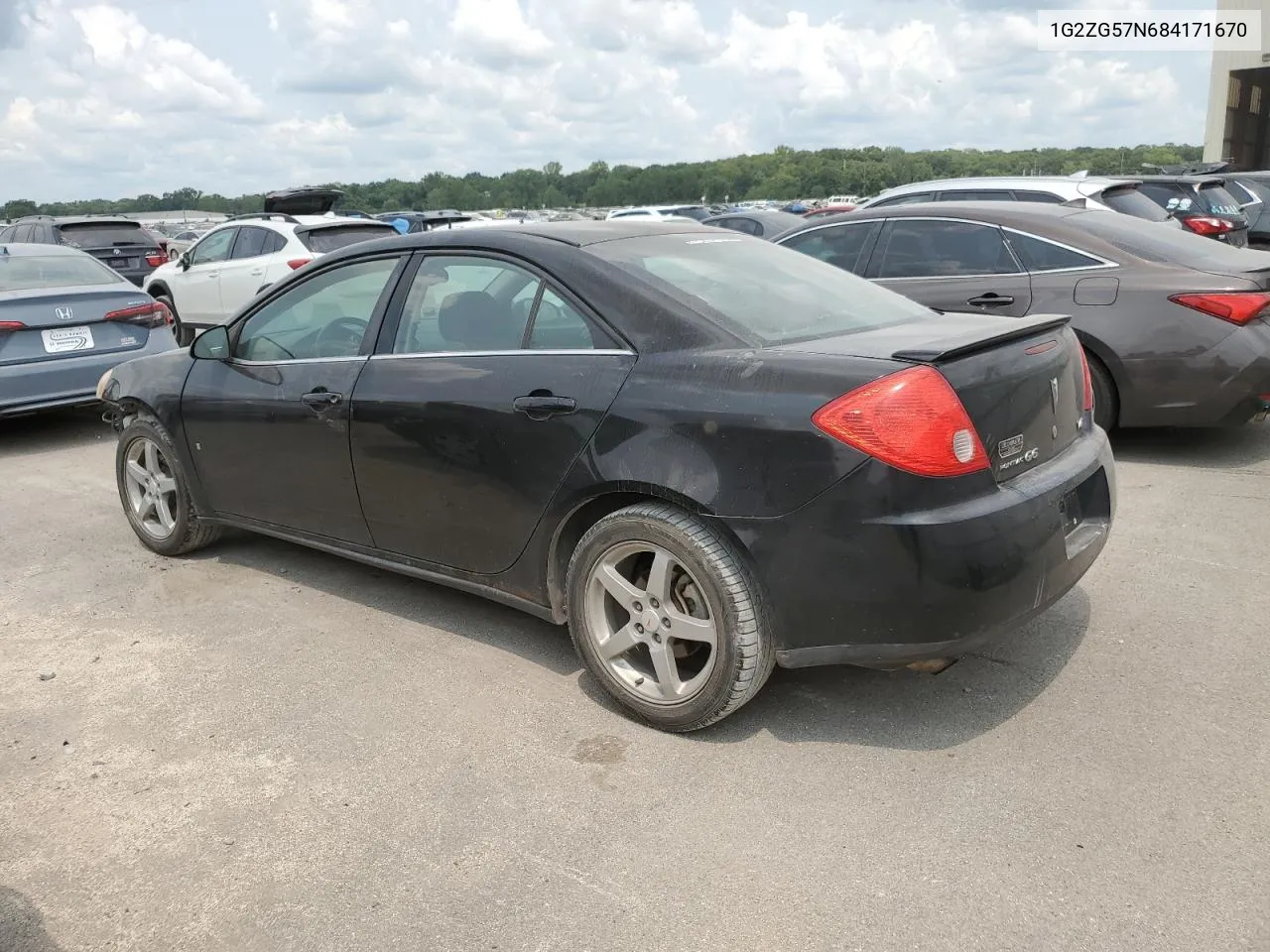 2008 Pontiac G6 Base VIN: 1G2ZG57N684171670 Lot: 64350104