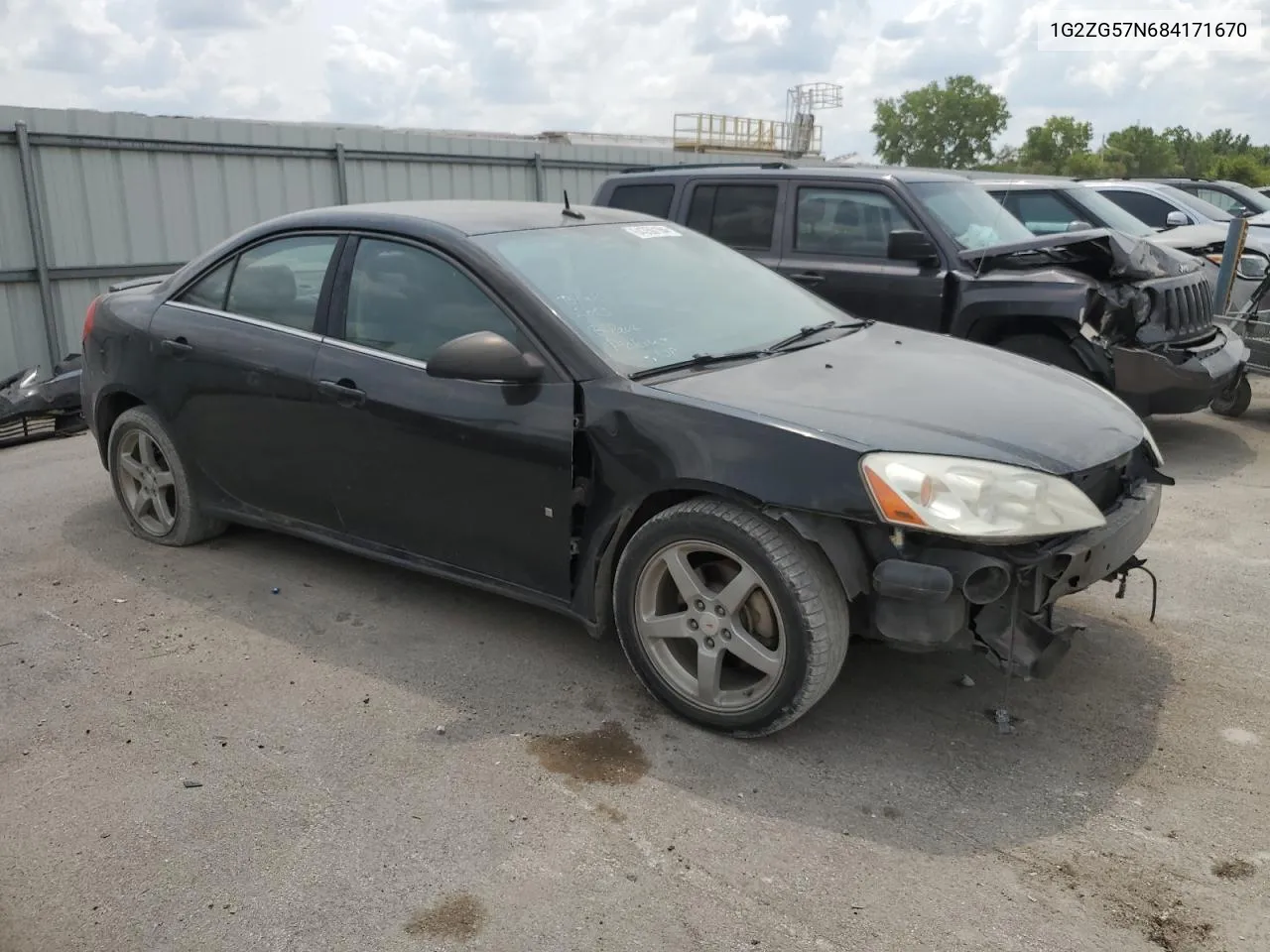 2008 Pontiac G6 Base VIN: 1G2ZG57N684171670 Lot: 64350104