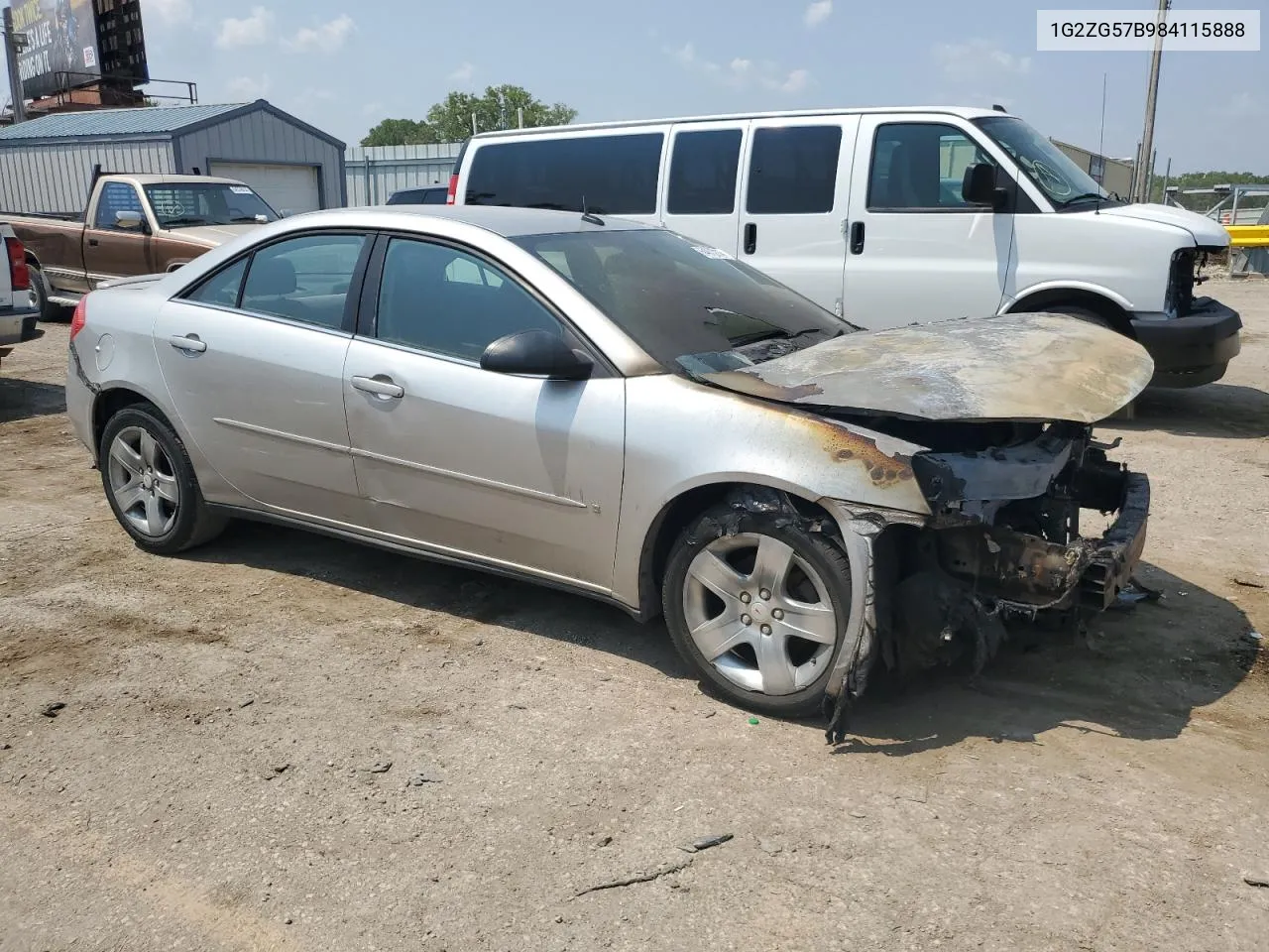 2008 Pontiac G6 Base VIN: 1G2ZG57B984115888 Lot: 64873114