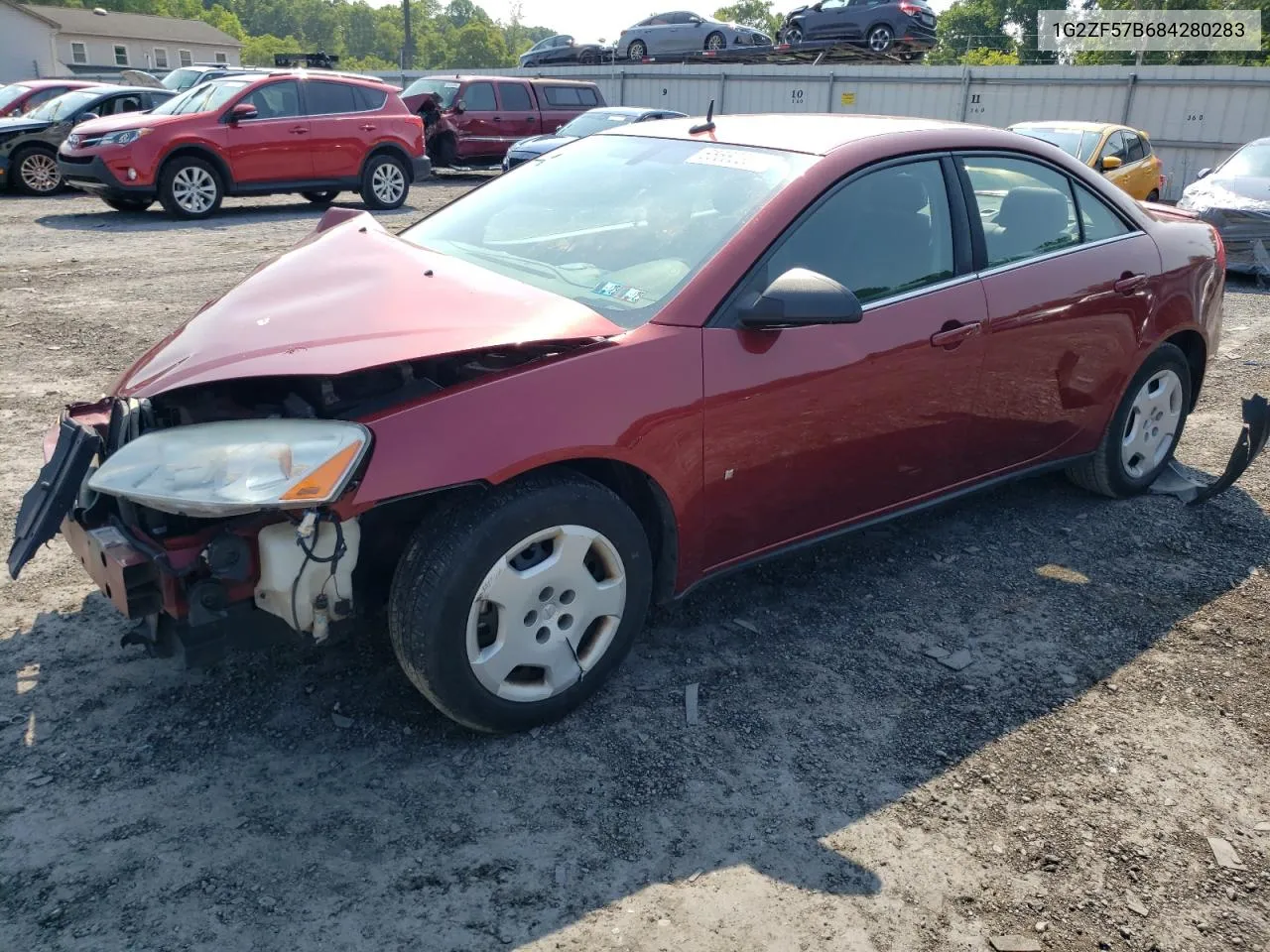 2008 Pontiac G6 Value Leader VIN: 1G2ZF57B684280283 Lot: 65560384