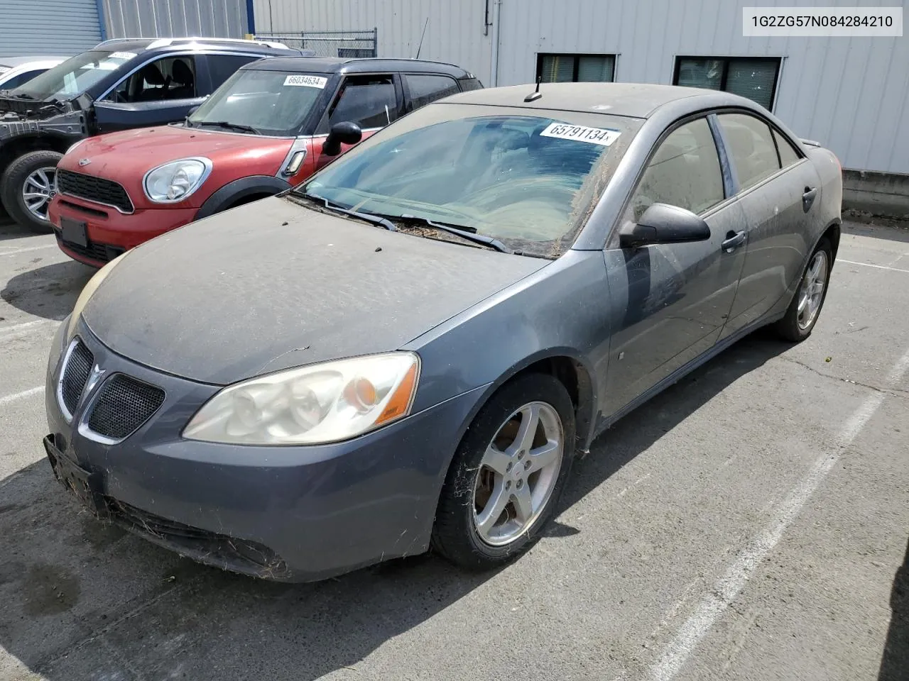 2008 Pontiac G6 Base VIN: 1G2ZG57N084284210 Lot: 65791134