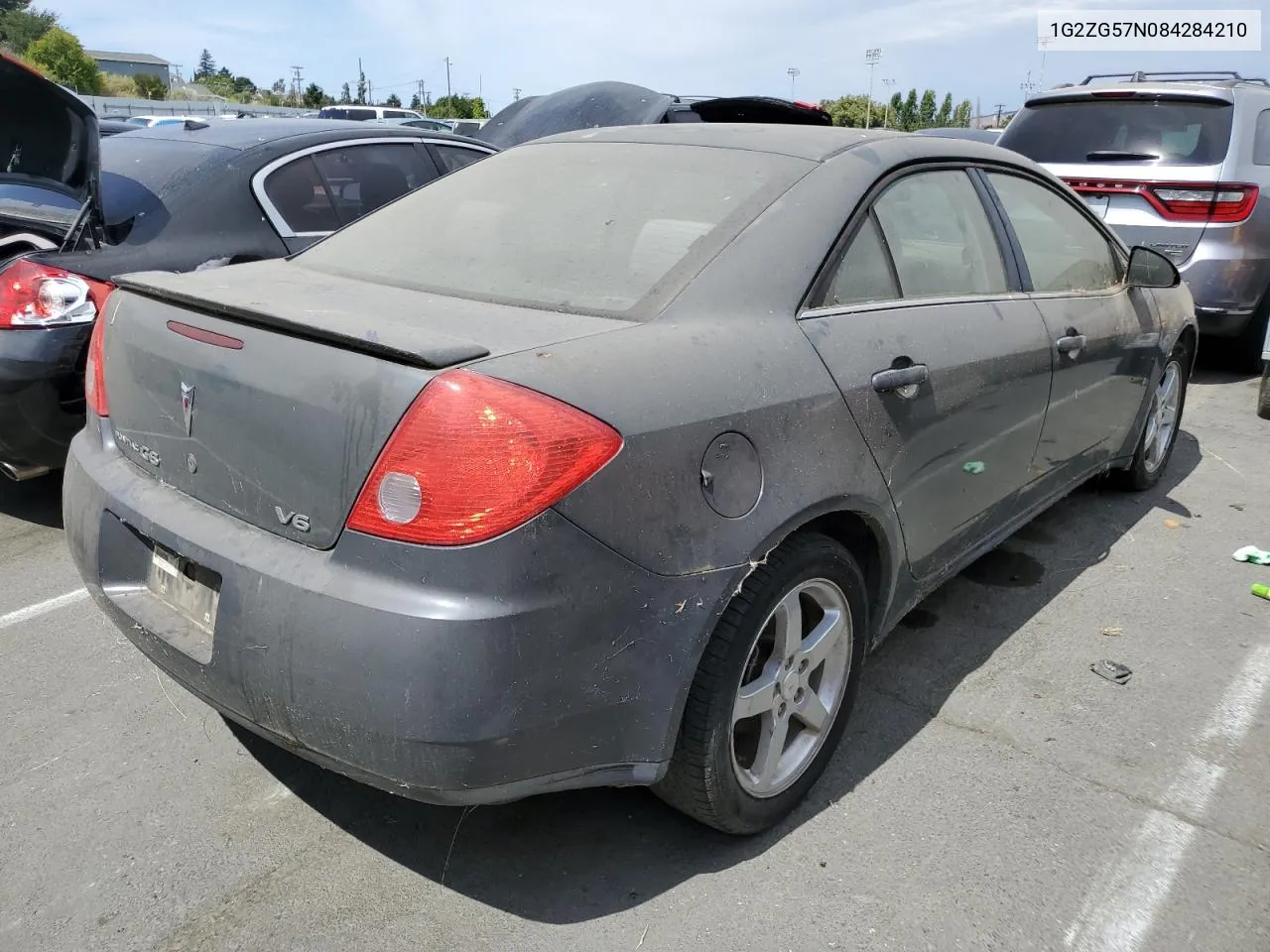 2008 Pontiac G6 Base VIN: 1G2ZG57N084284210 Lot: 65791134